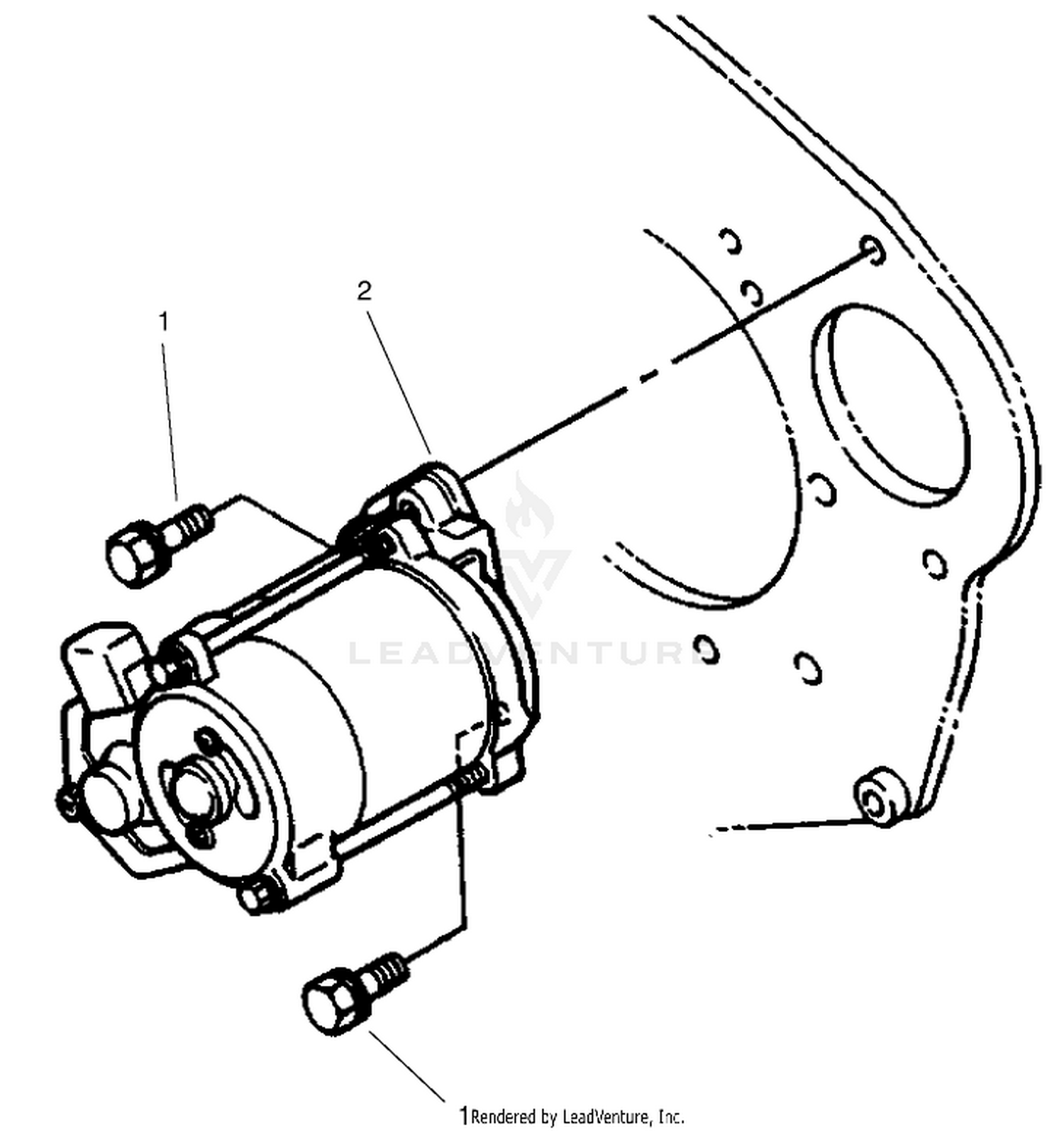 Starter Mount Assembly