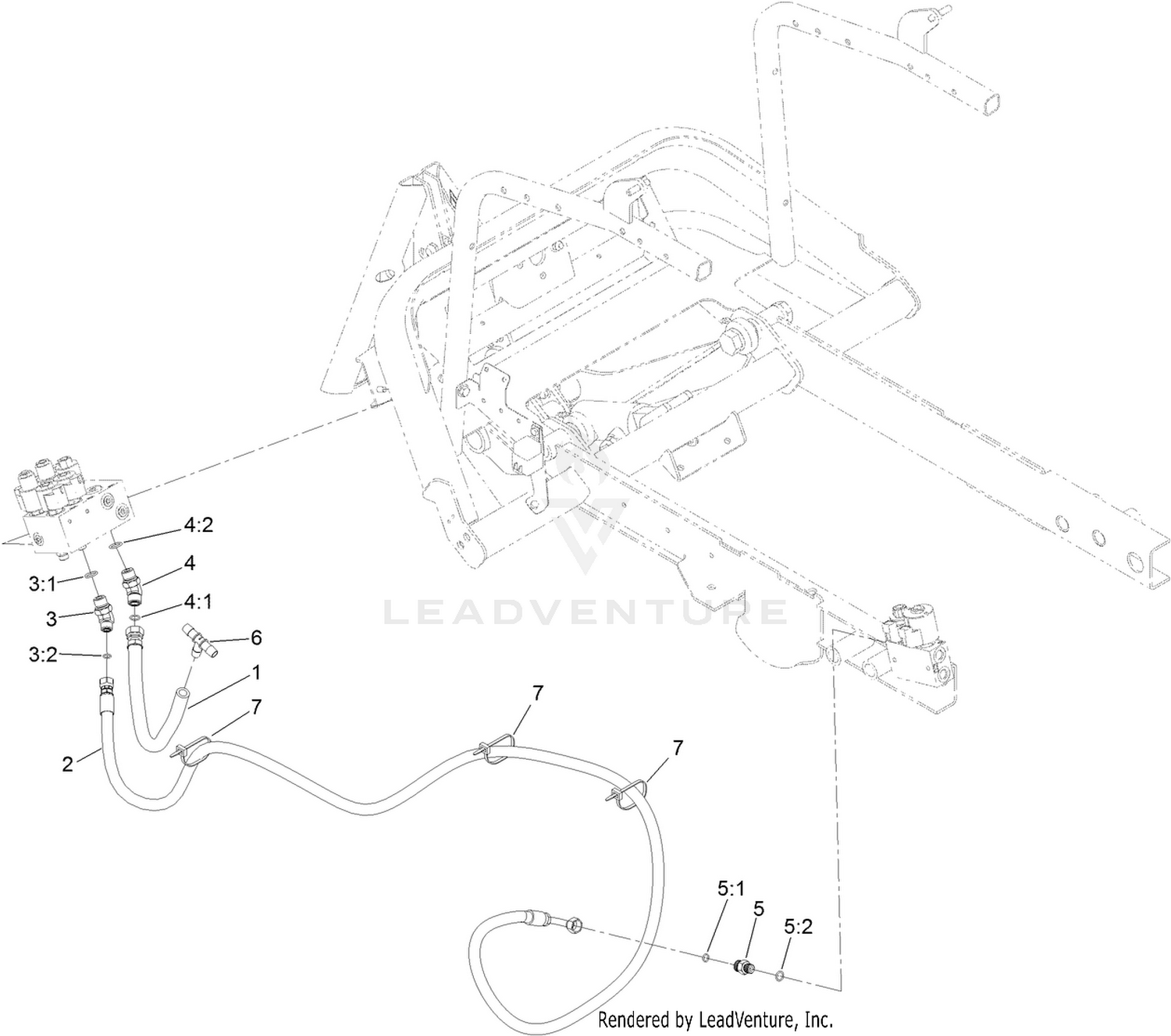 Hydraulic Hose and Fitting Assembly