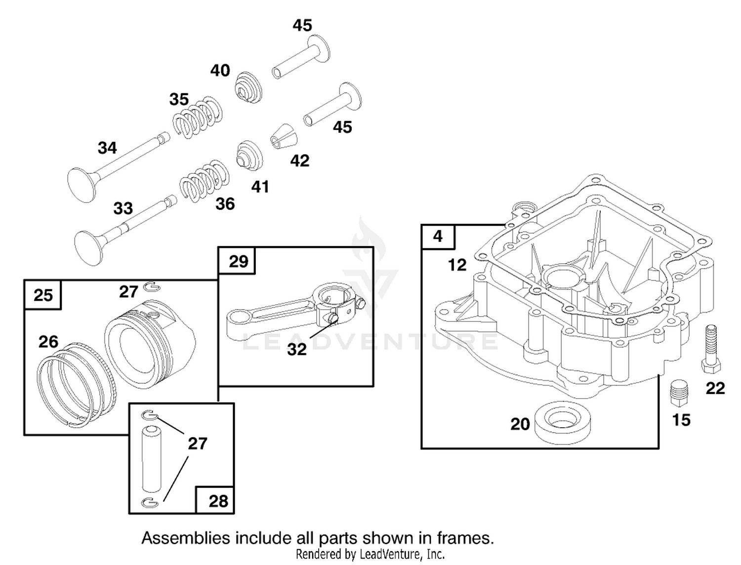 Engine Briggs  Stratton Model 28m707-1122-E1 3