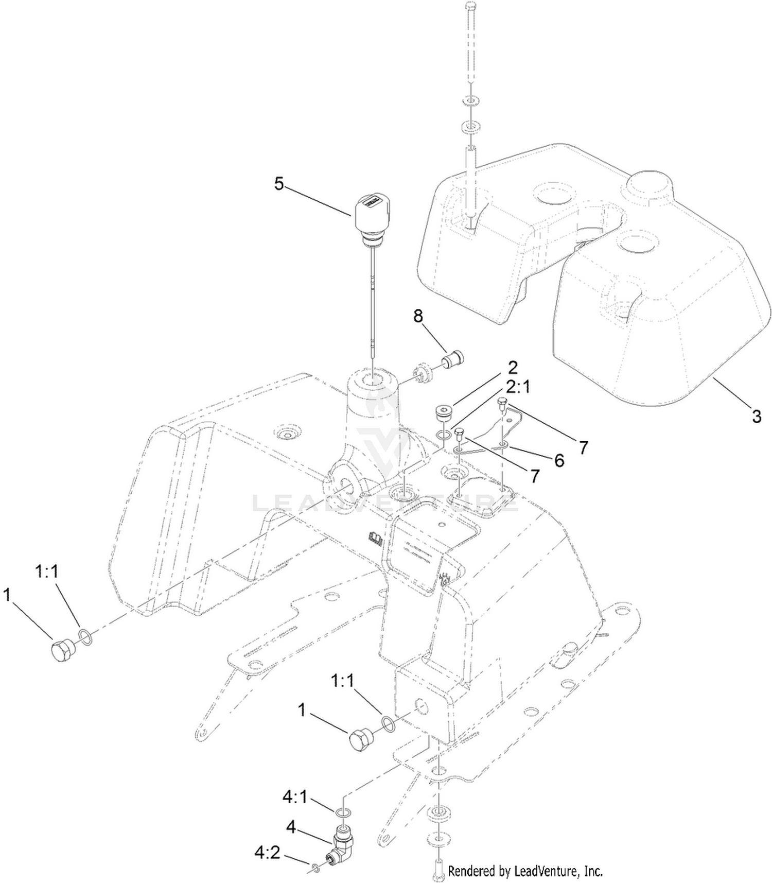 Hydraulic Tank Cover Assembly