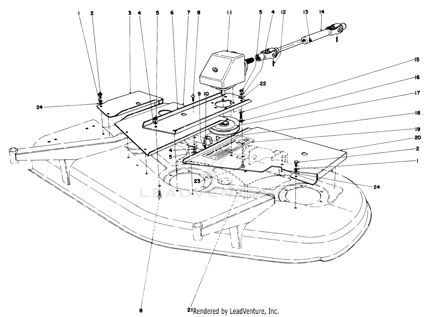 Deck Covers And Gear Box