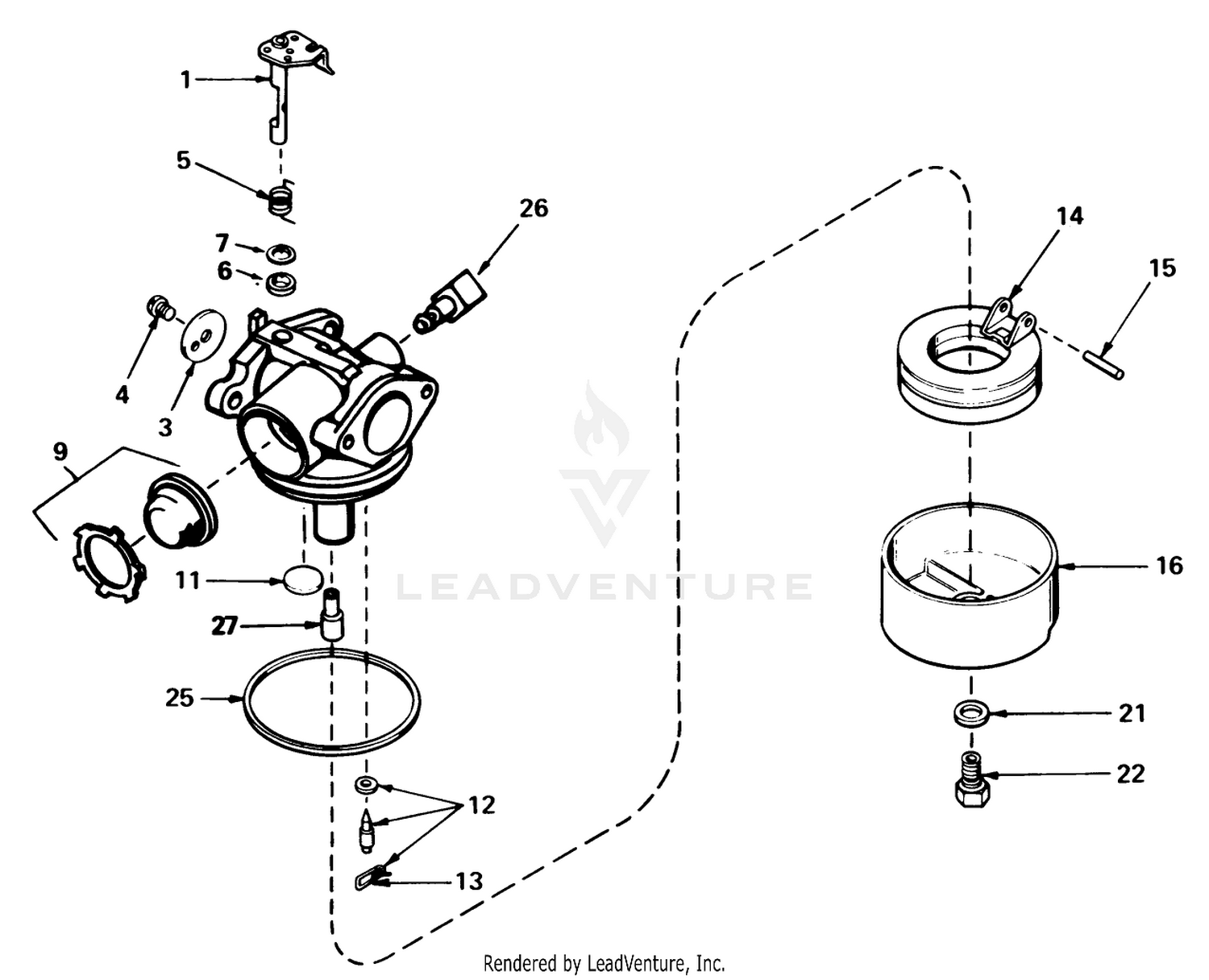 Carburetor No. 632050a
