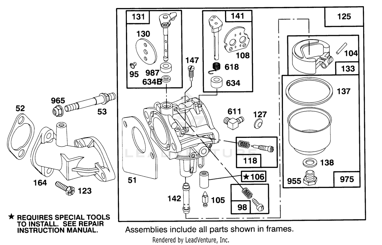 Engine Briggs  Stratton Model 286707-0453-01 3