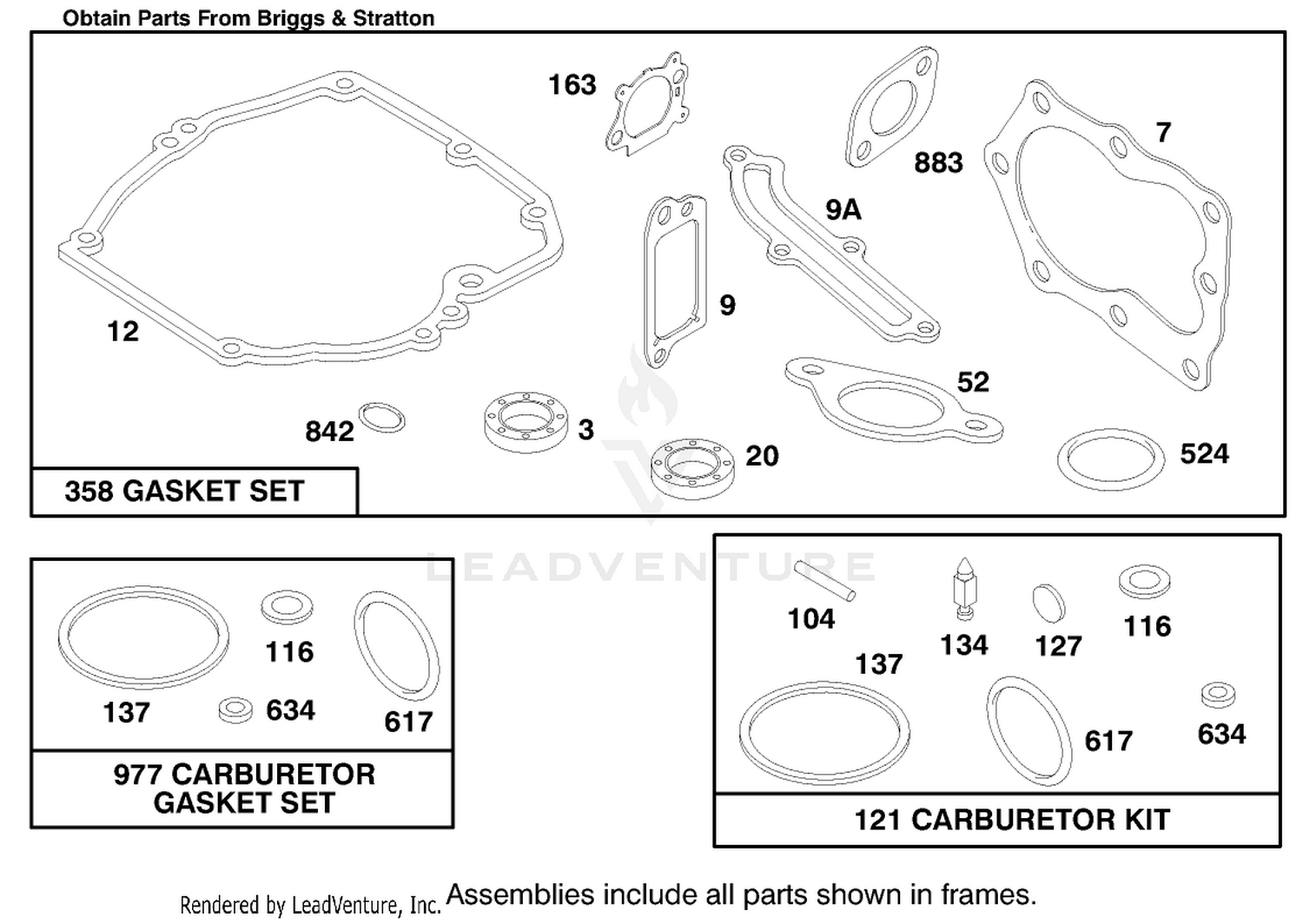 Engine Briggs  Stratton Model 12f802-0667-01 9