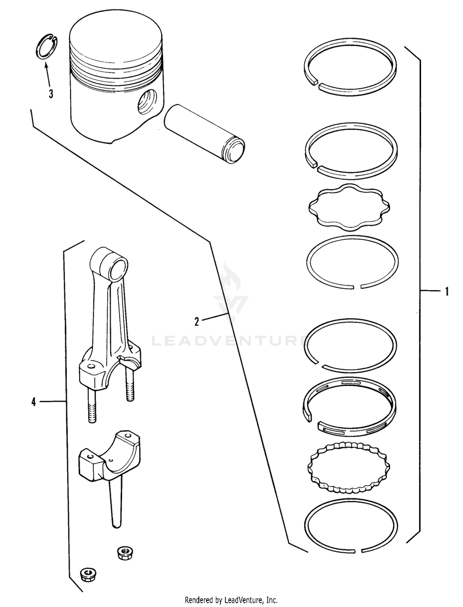 KOHLER PISTON  RINGS