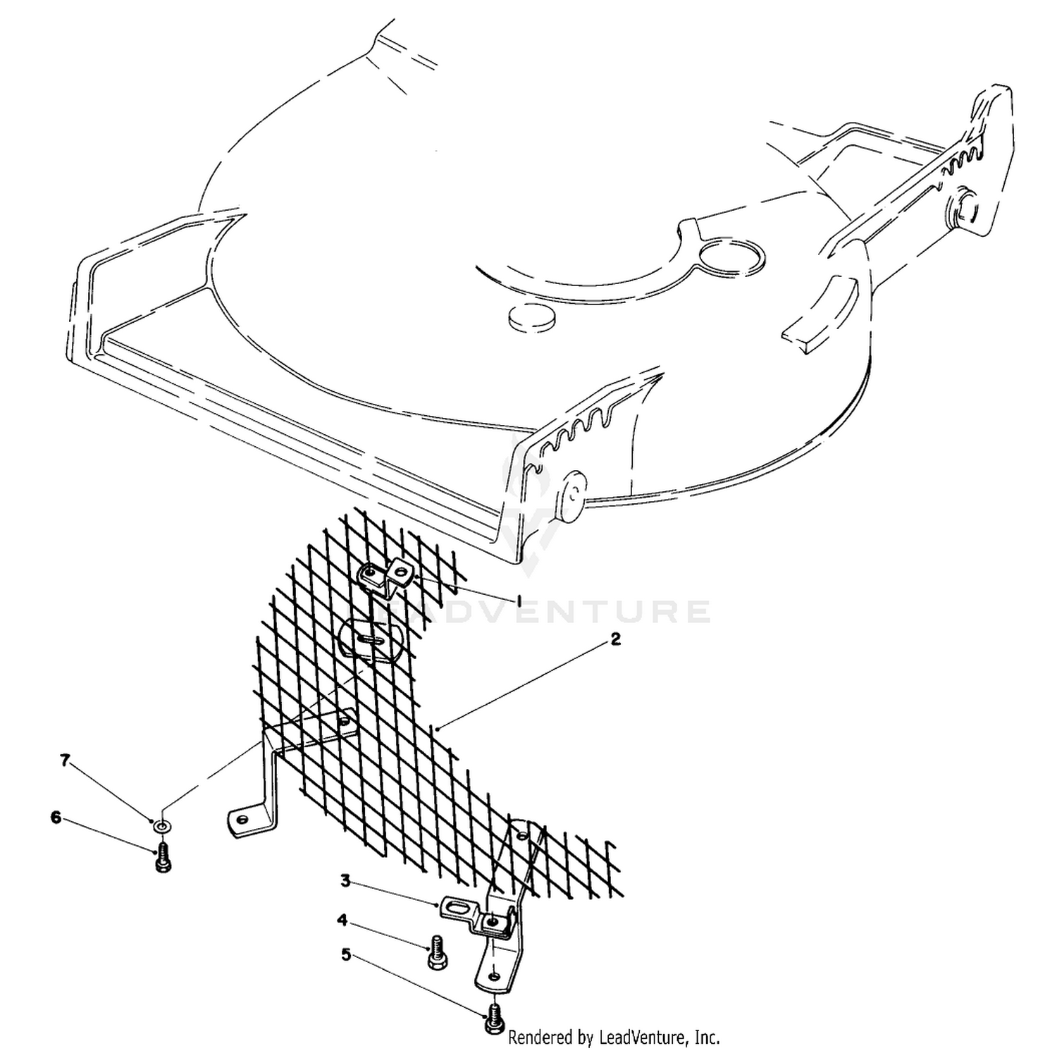 Leaf Shredder Kit Model No. 59157 (optional)