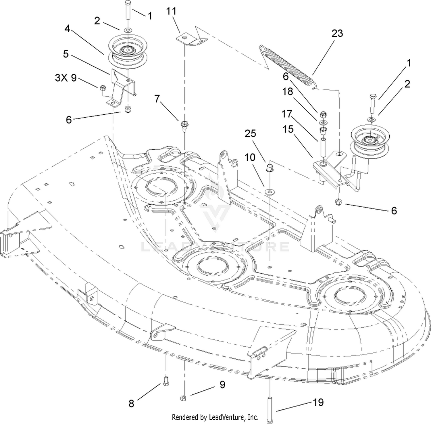 Pulley and Brake Assembly