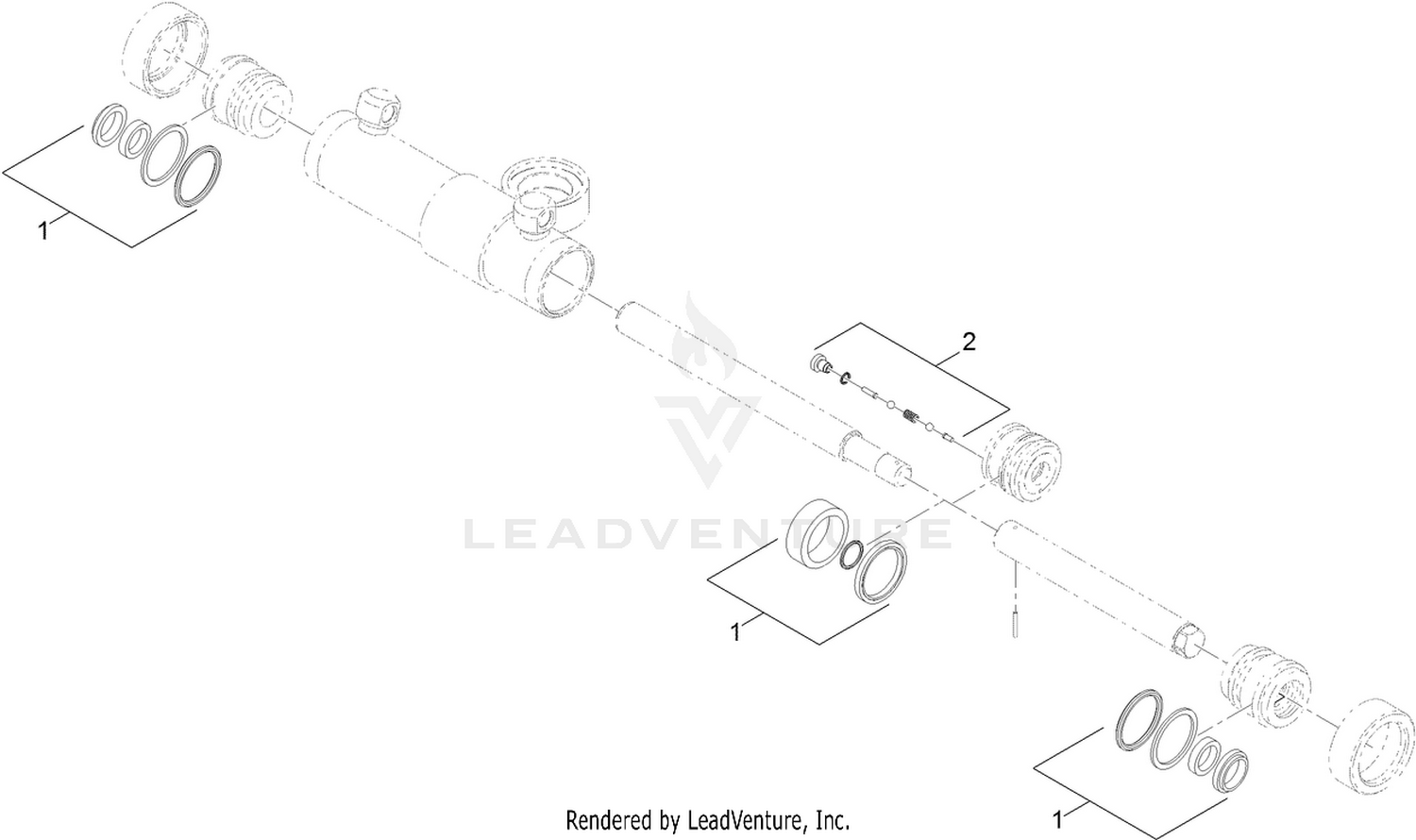 Hydraulic Cylinder Assembly No. 125-2835