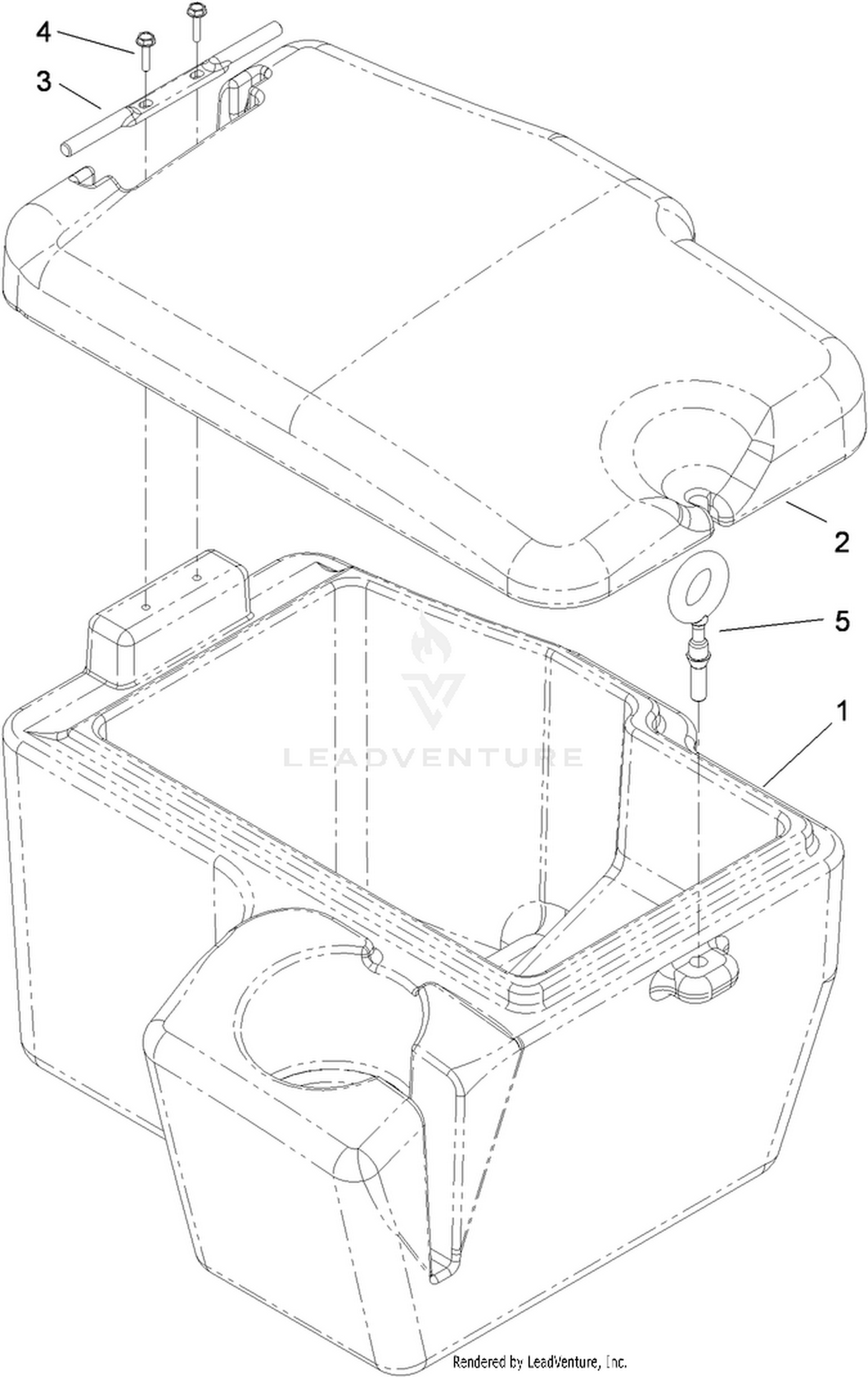 Storage Box Assembly No. 115-9101