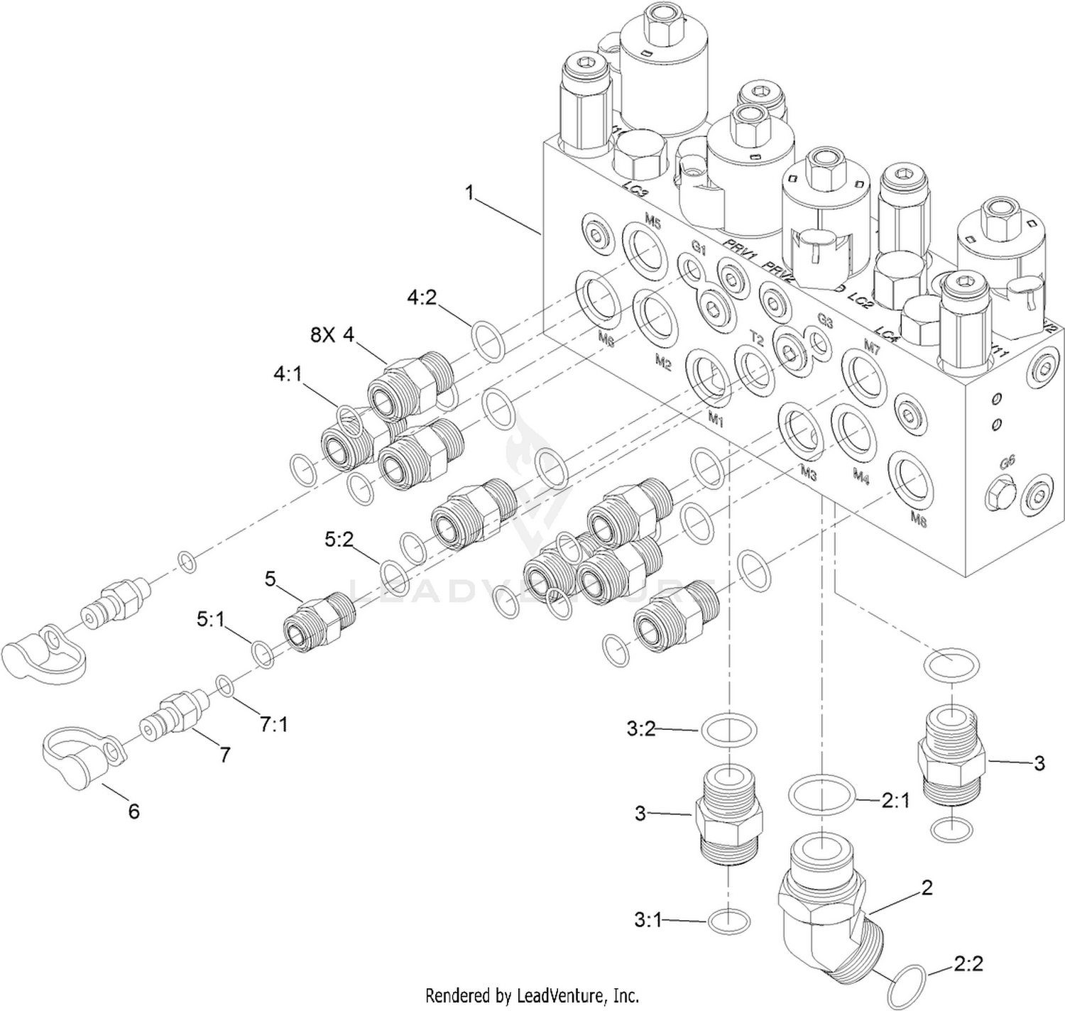 Mow Manifold Assembly No. 120-8077