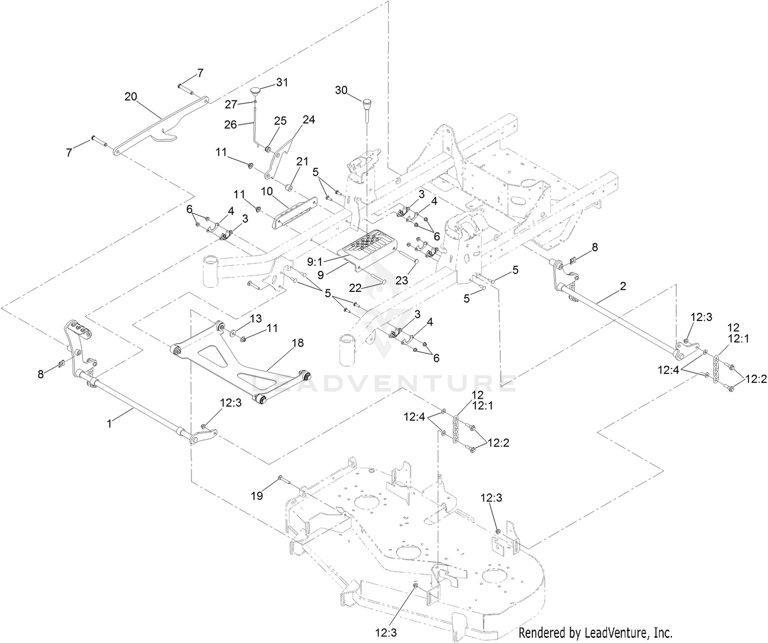 Deck Lift Assembly