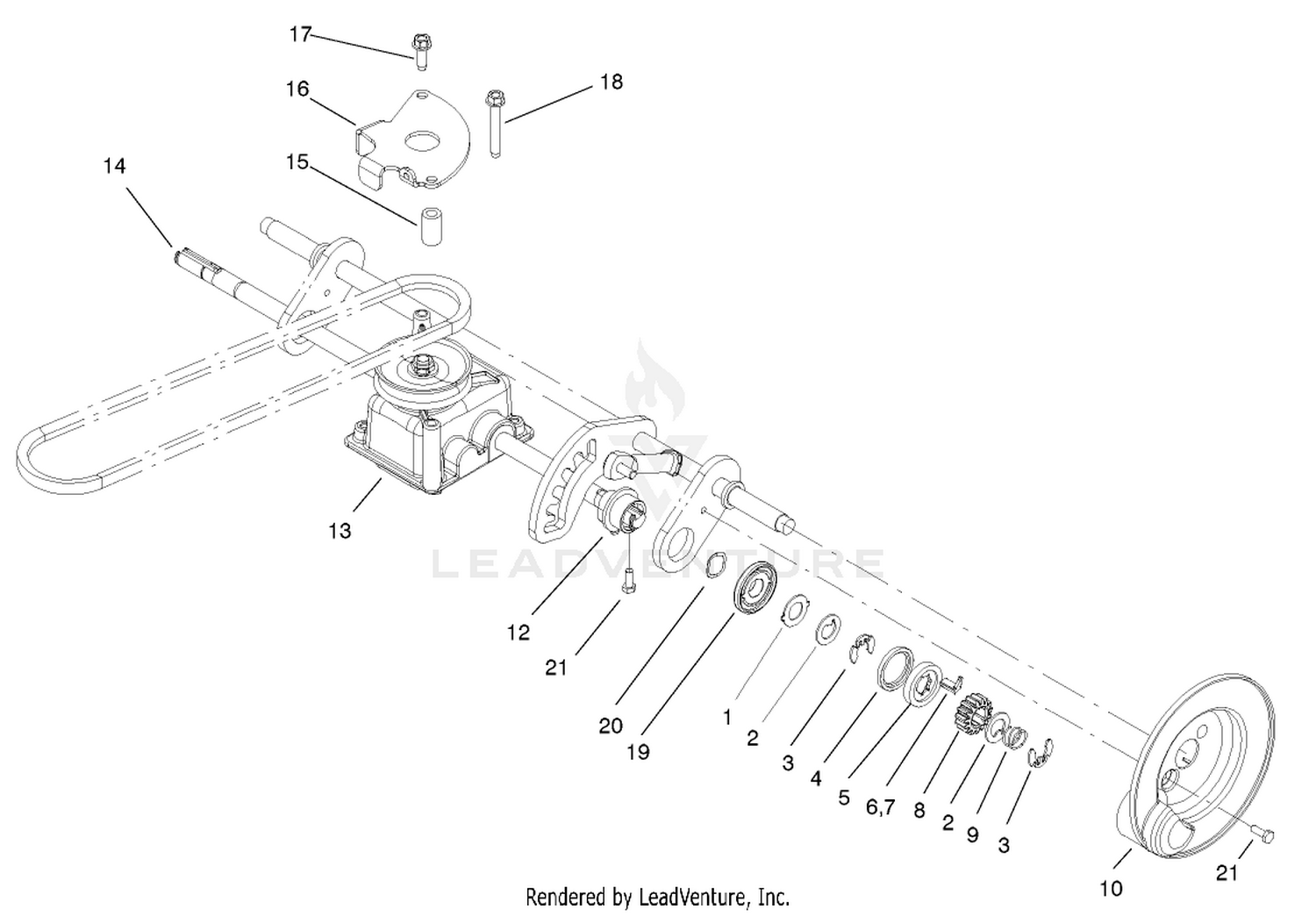 Gearcase And Drive Assembly