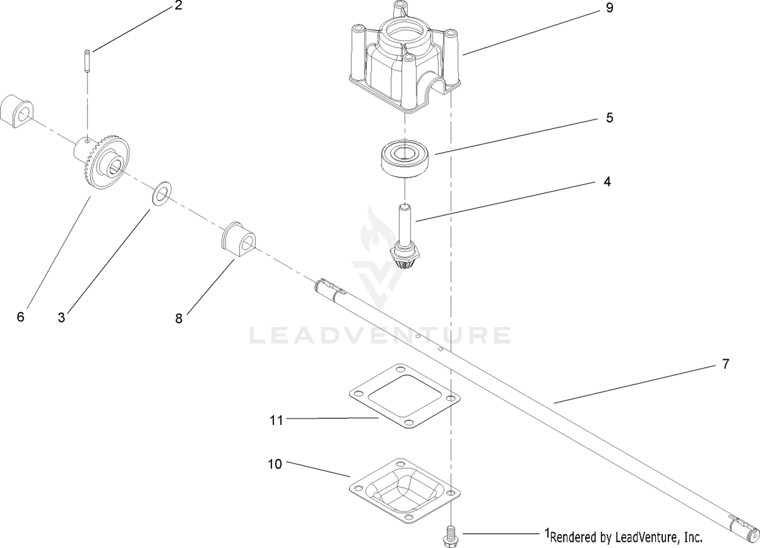 Transmission Assembly No. 106-3956