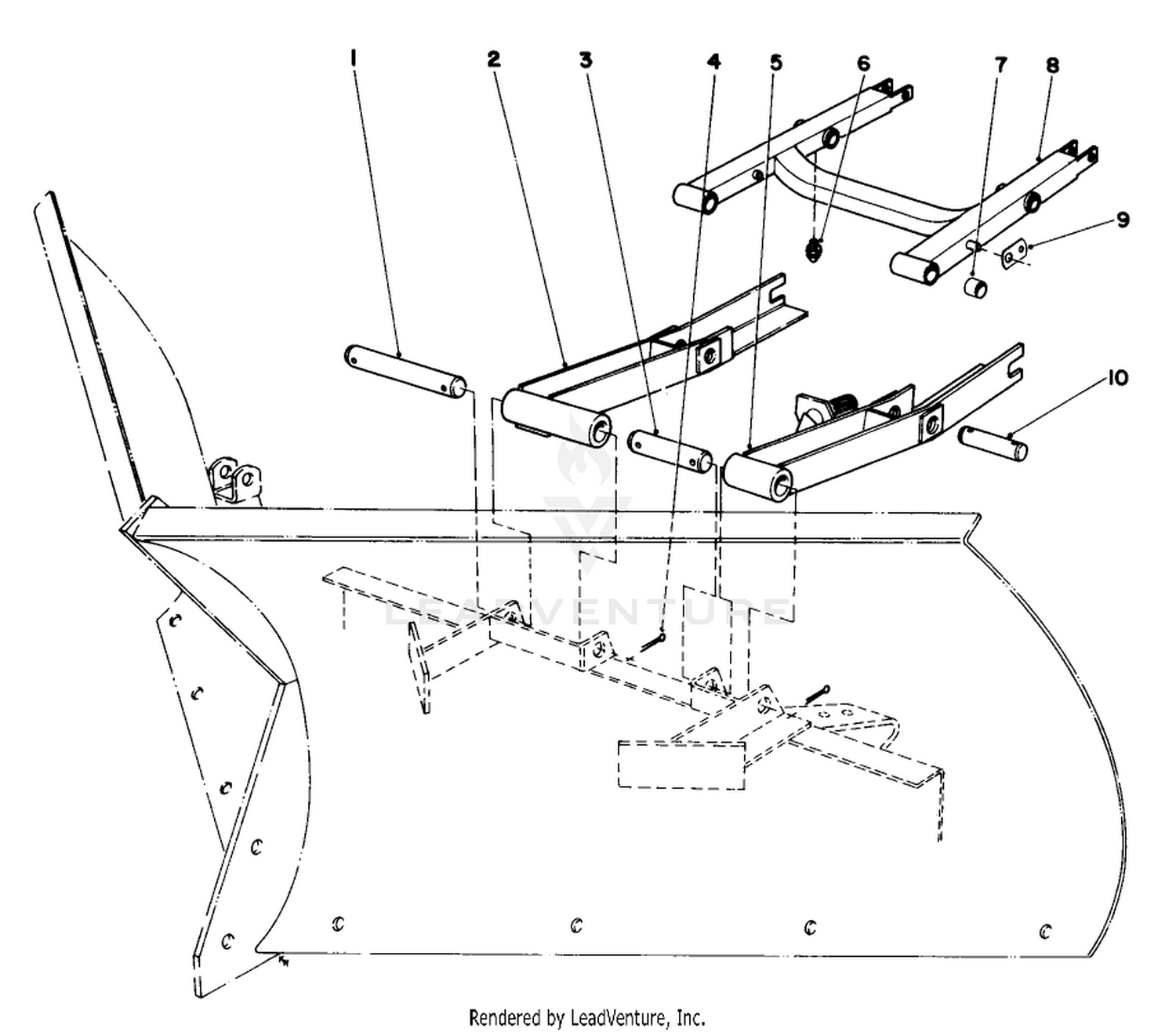 V-Plow Installation No. 30755 (optional)