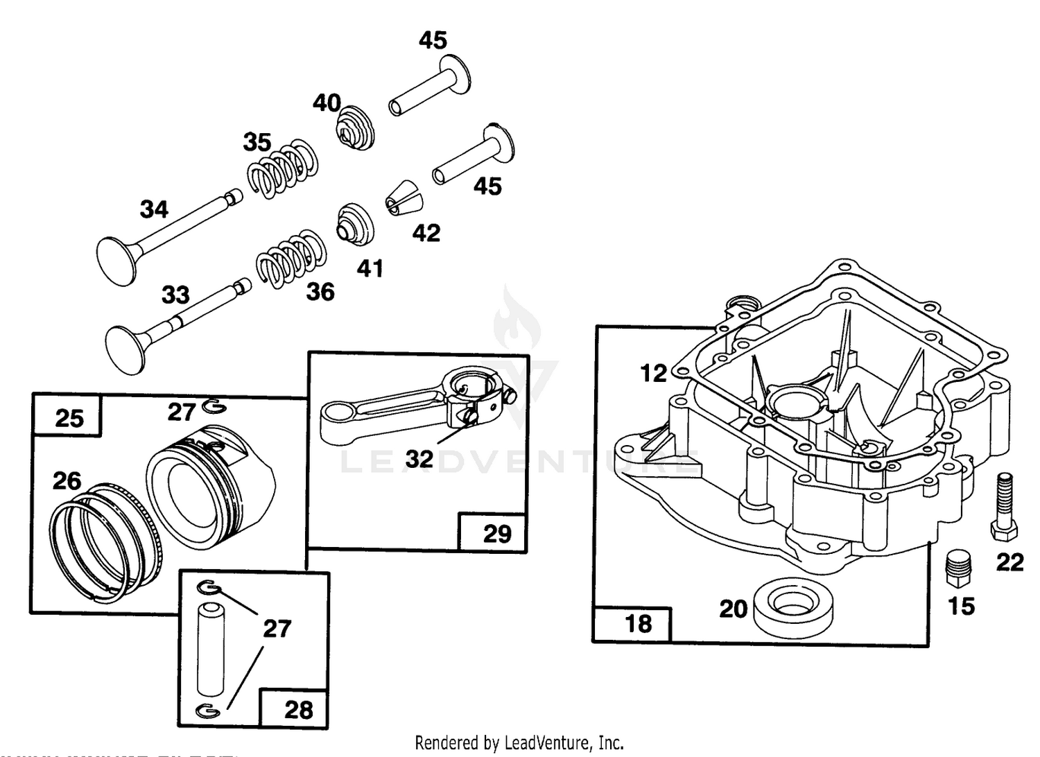 Engine Briggs  Stratton Model 28m707-0127-01 3