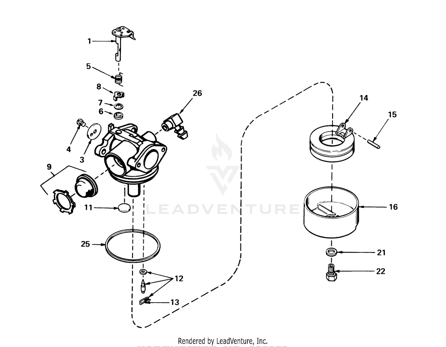 Carburetor No. 632050