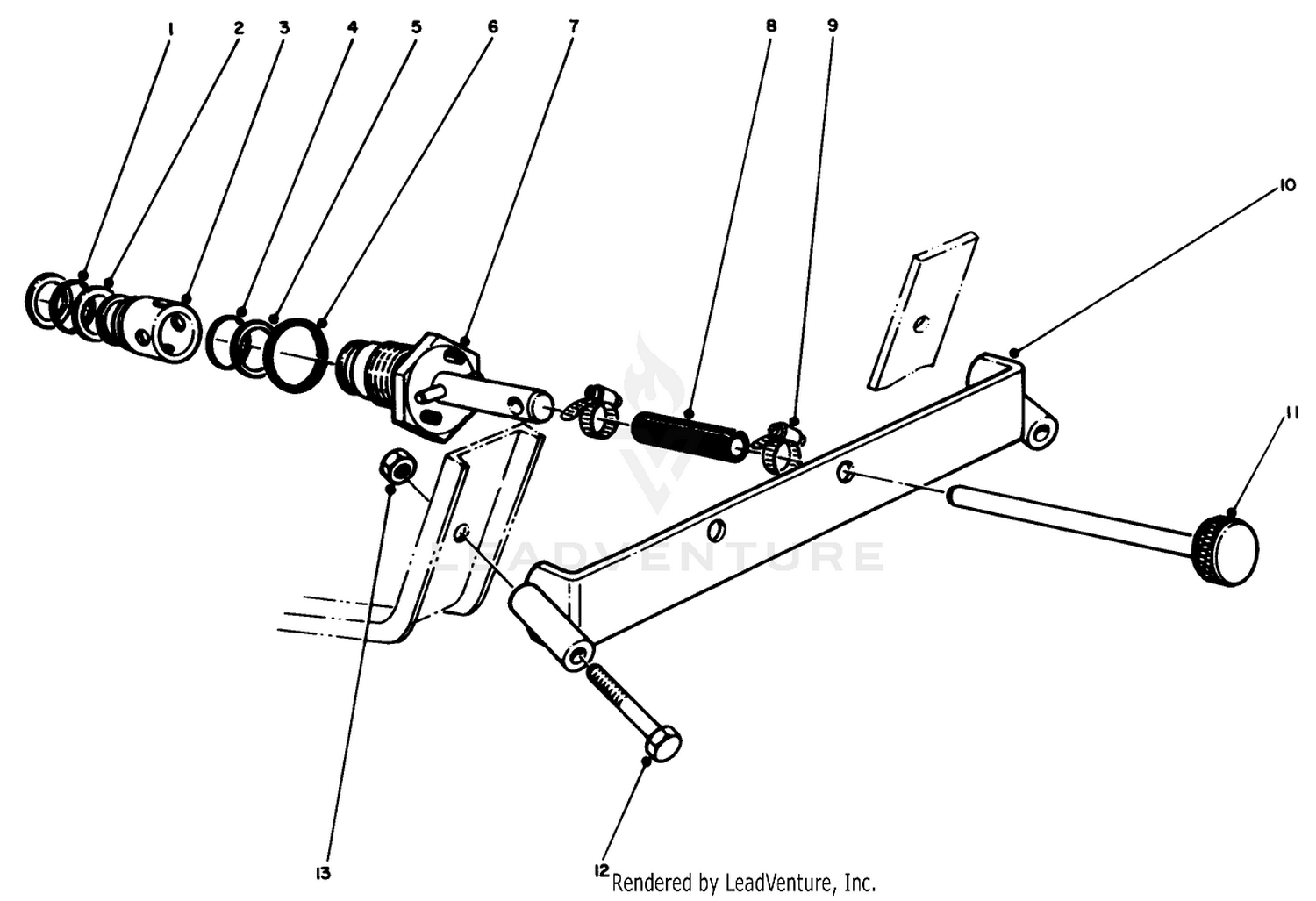 Reel Shutoff Kit No. 28-2150 (optional)