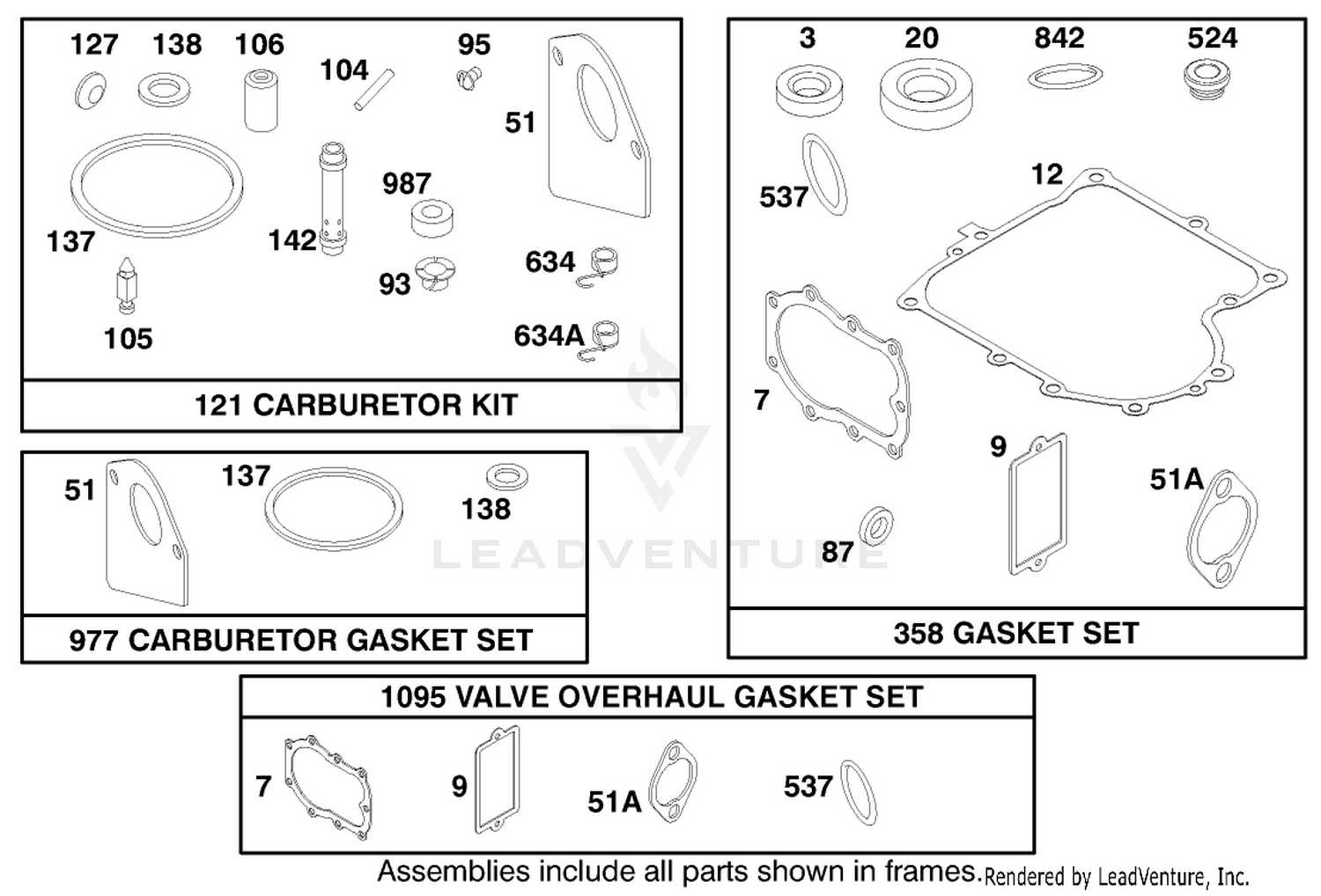 Engine Briggs  Stratton Model 28m707-1122-E1 9