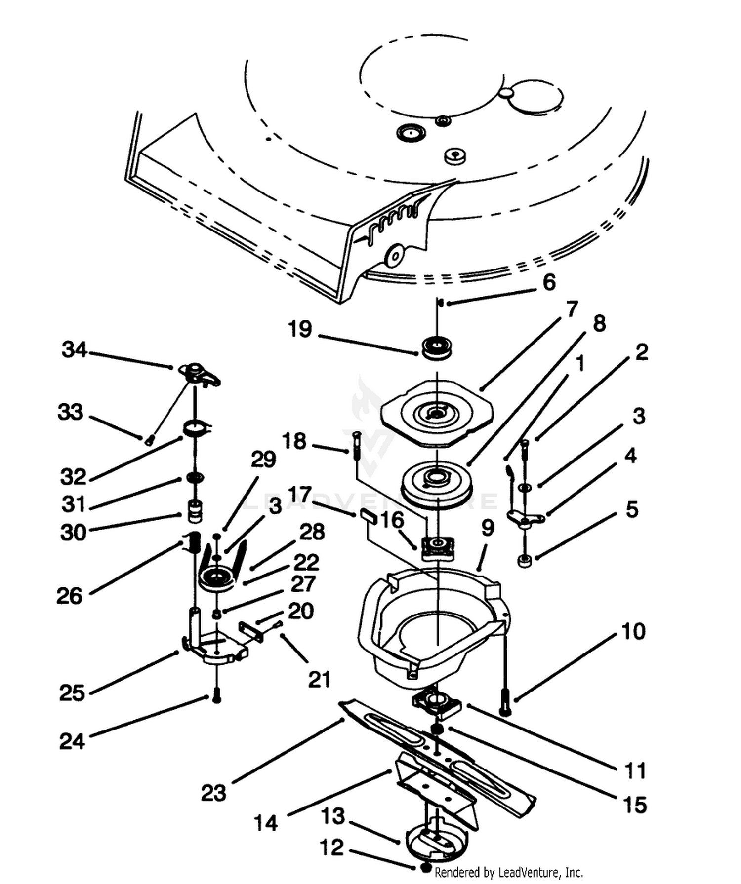 Blade Brake Clutch Assembly