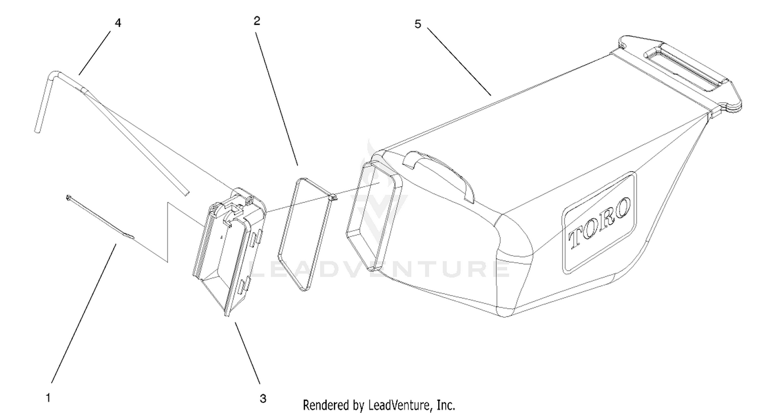 Grass Bag Assembly Part No. 98-2699