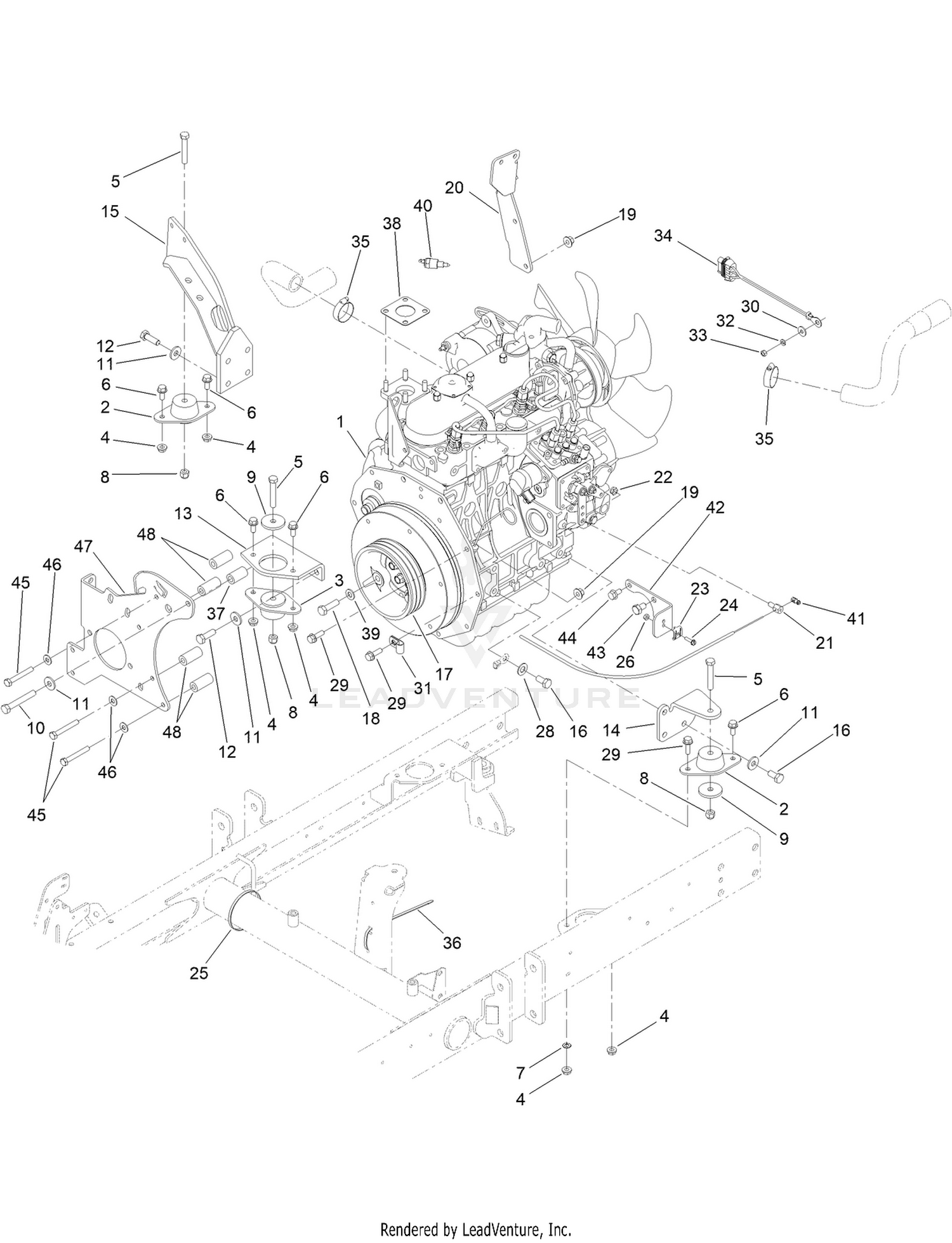 Engine Installation Assembly