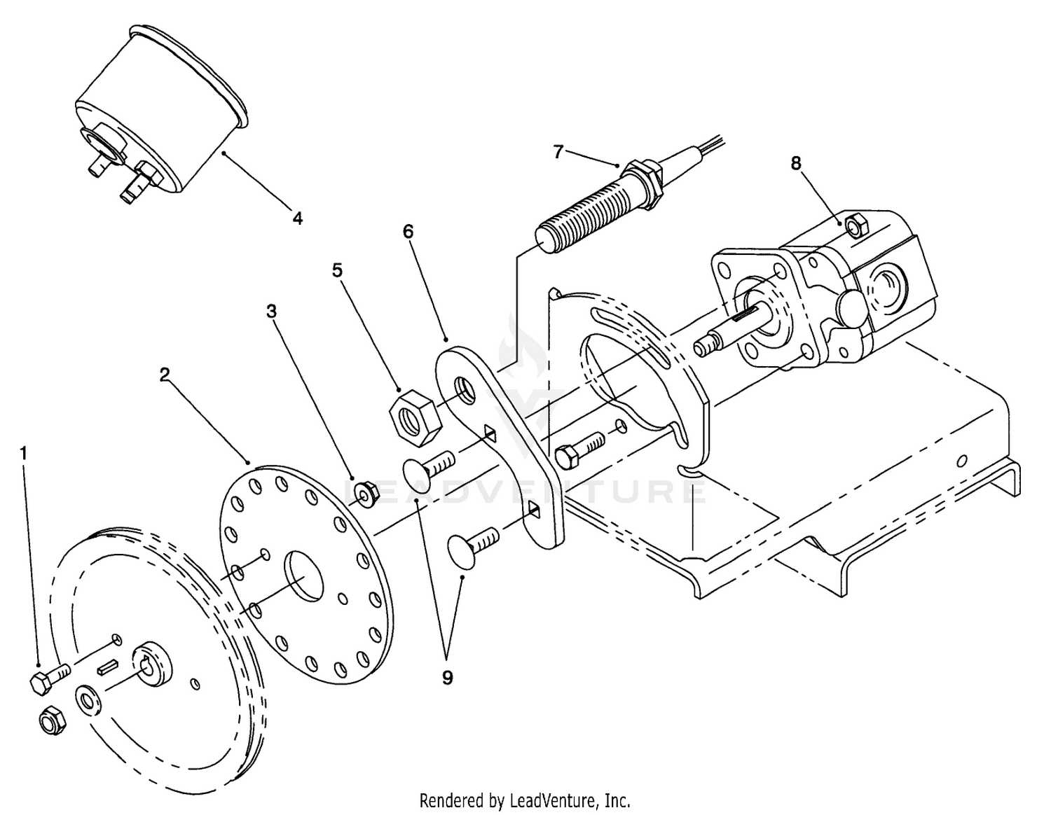 Tachometer Kit Assembly