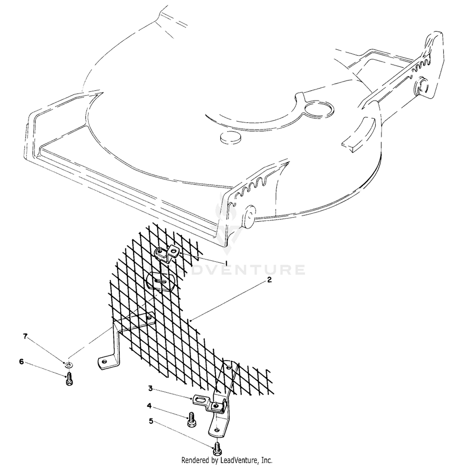 Leaf Shredder Kit Model No. 59157 (optional)