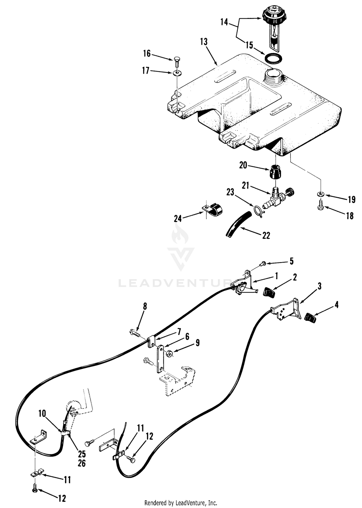 Throttle, Choke And Fuel System