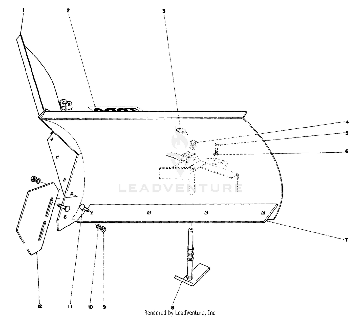 V-Plow Model No.30750 (optional)