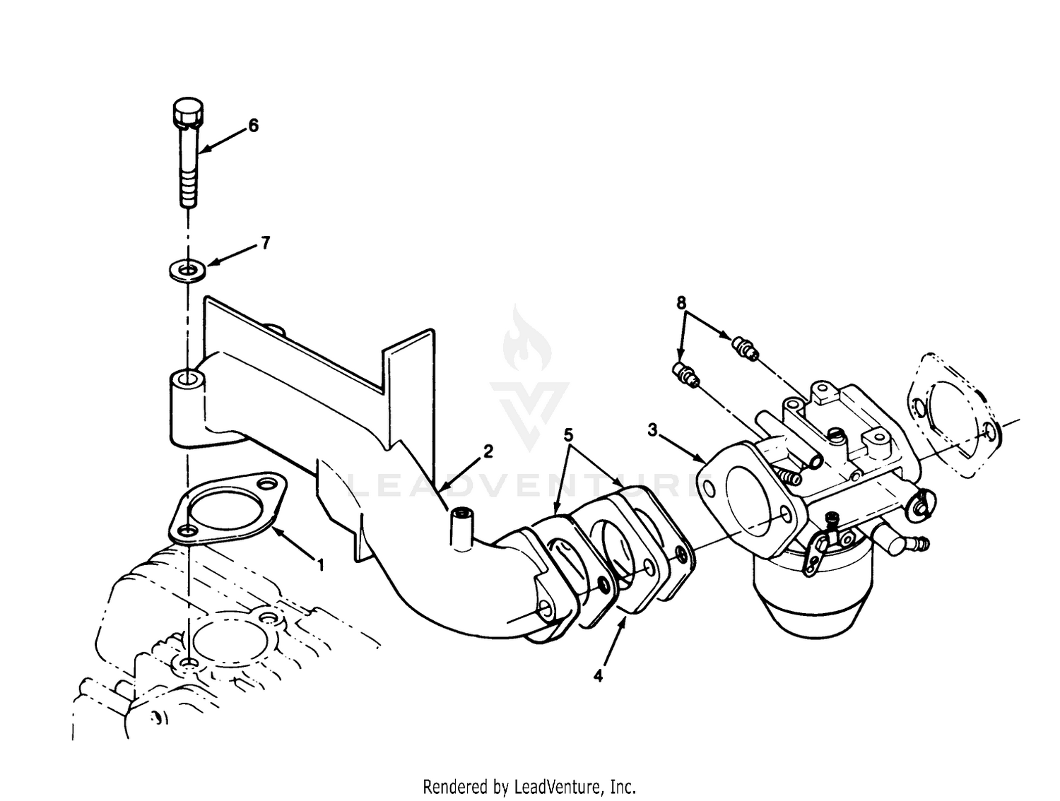 14hp Engine Carburetor Assembly