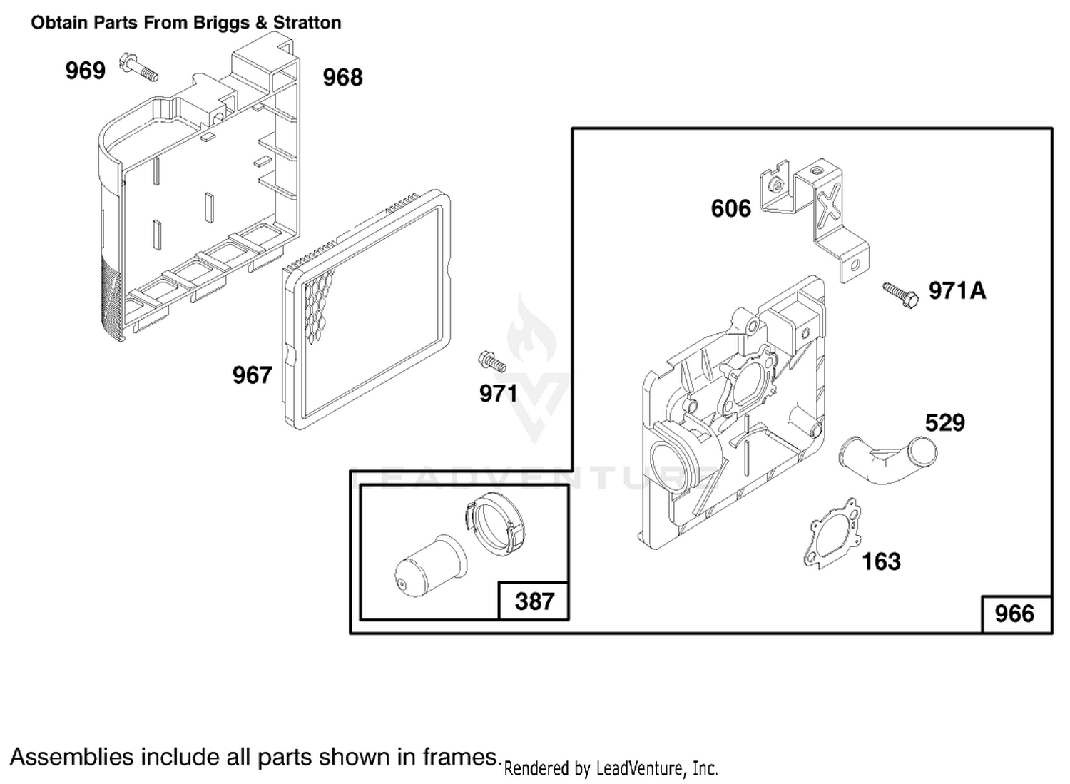 Engine Briggs  Stratton Model 12f802-0667-01 5