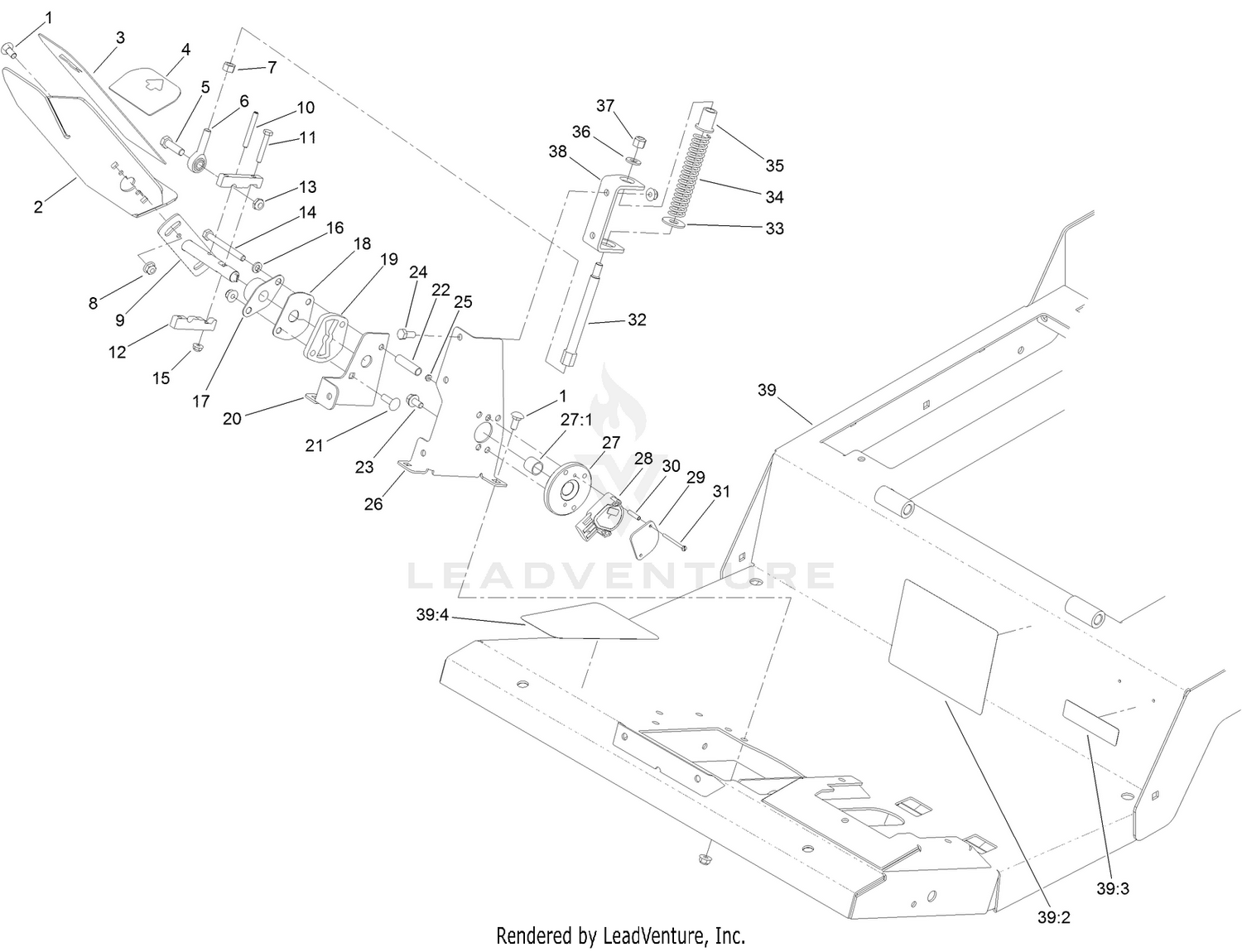 Traction Pedal and Platform Assembly