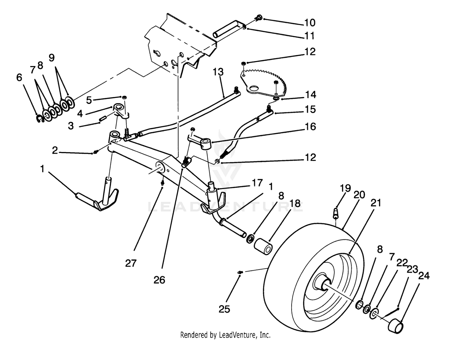 Front Axle Assembly