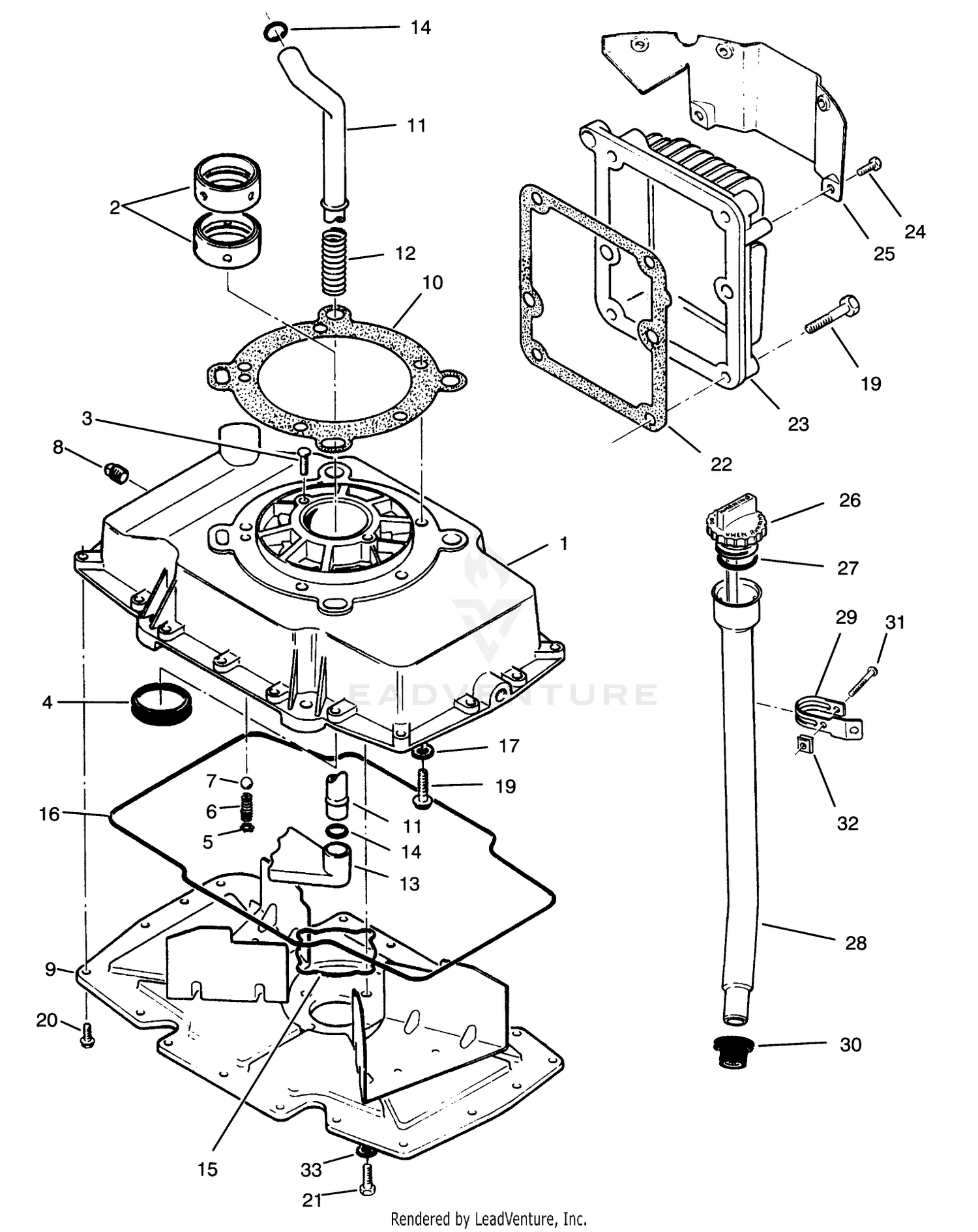 Oil Base  Fill Tube Assembly