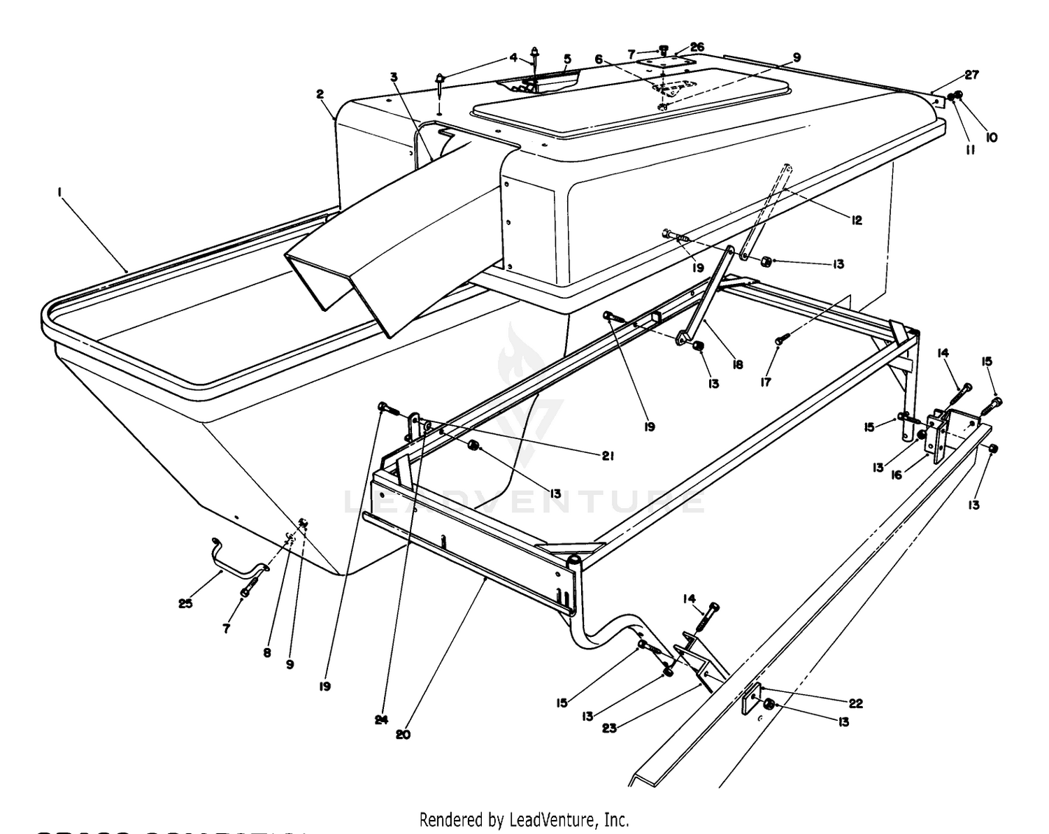Grass Collection System Model No. 30751 (optional) (continued)