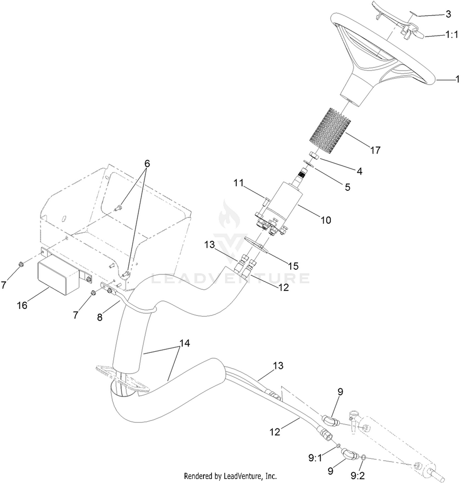 Steering Hydraulic Assembly