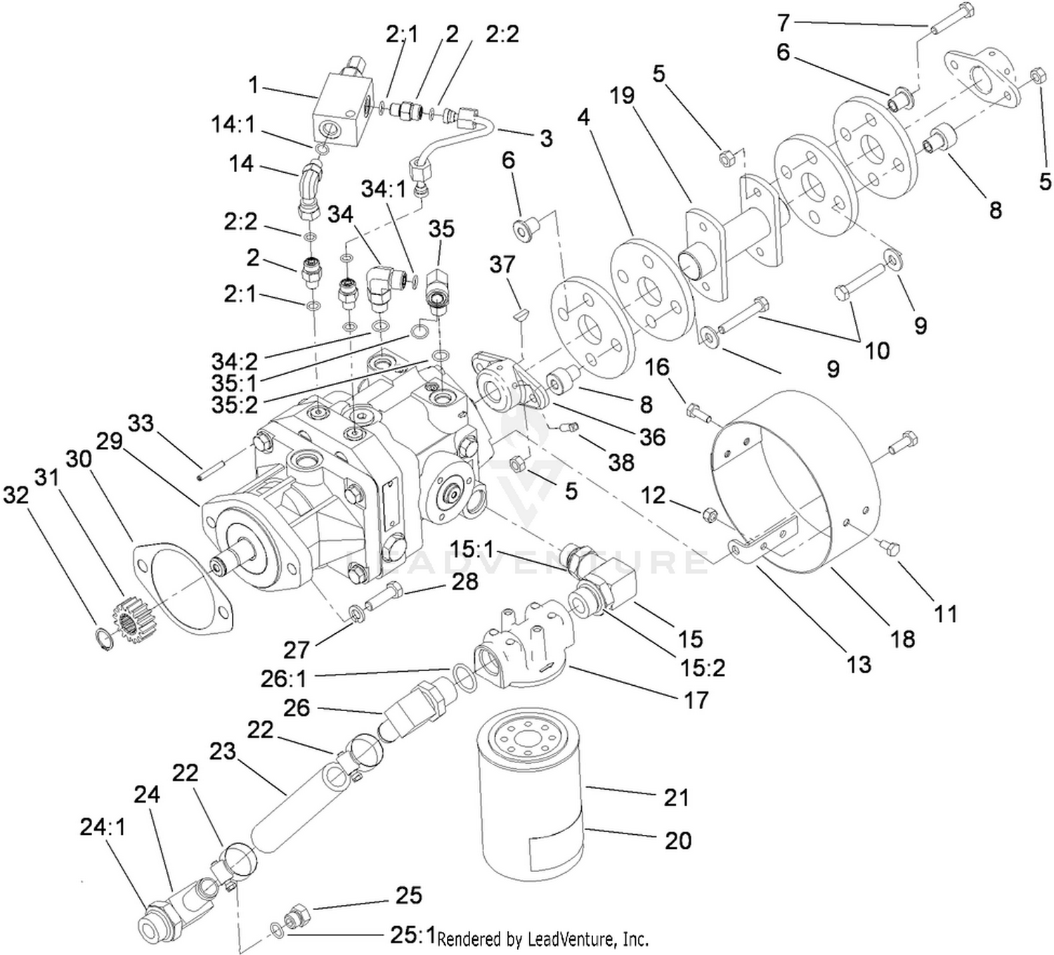 Hydrostatic Transmission Assembly