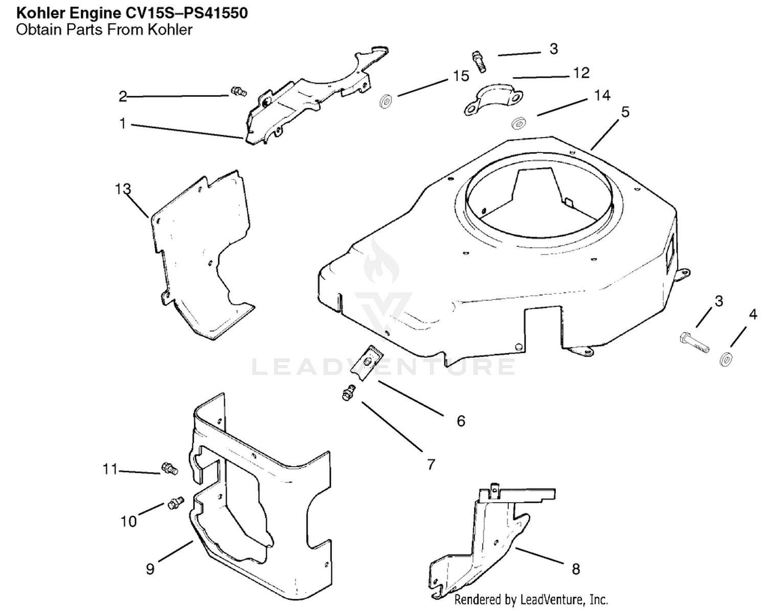 Blower Housing  Baffles