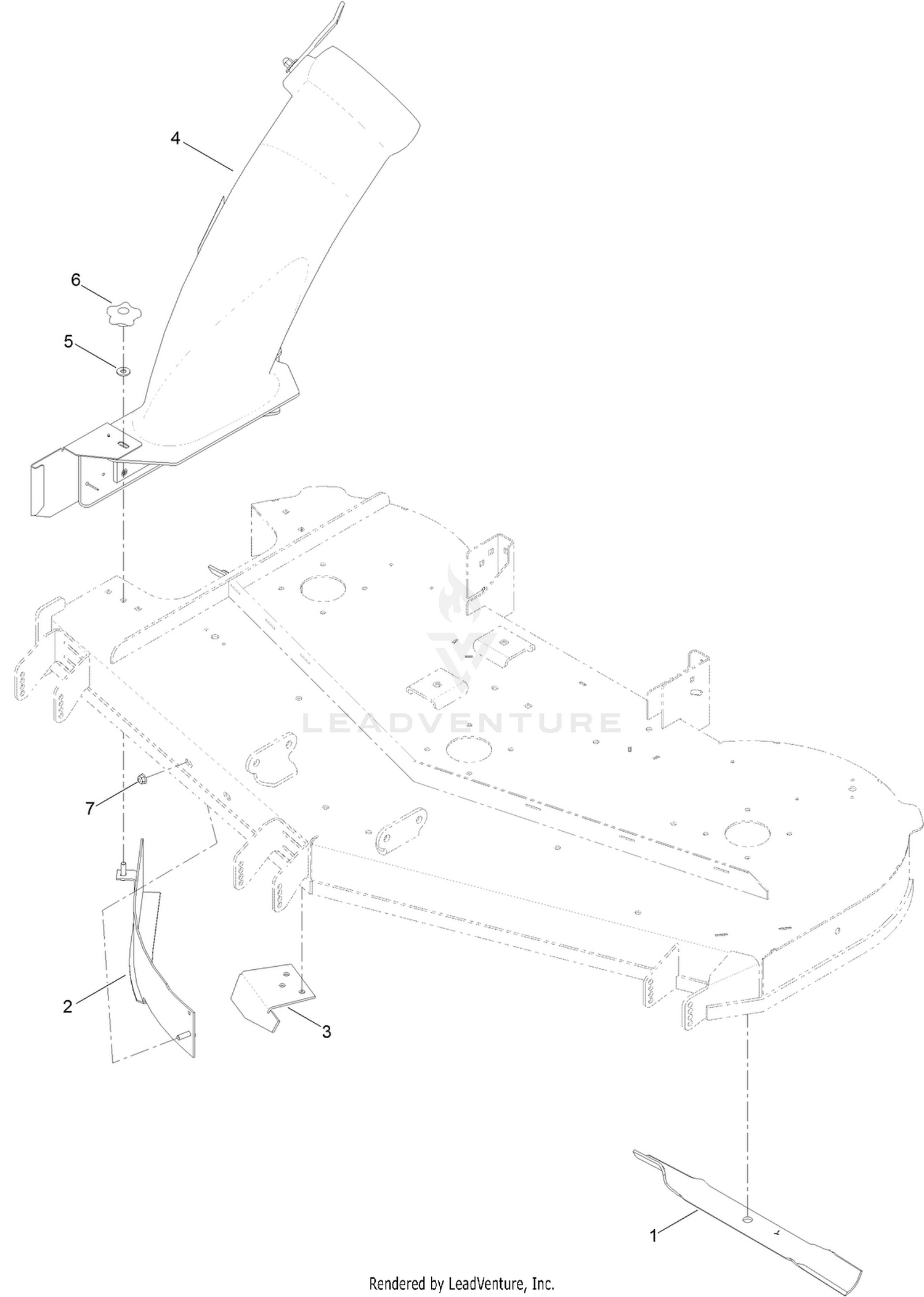 Blade and Baffle Assembly