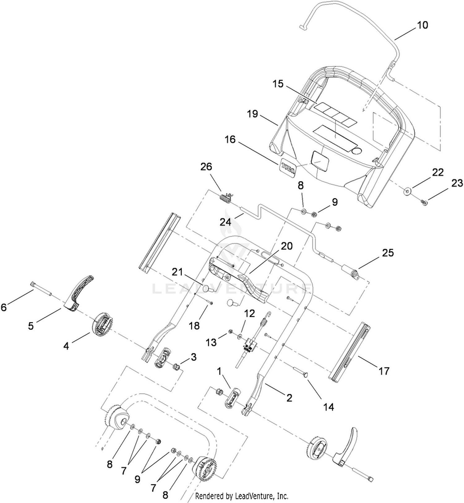 Upper Handle Assembly