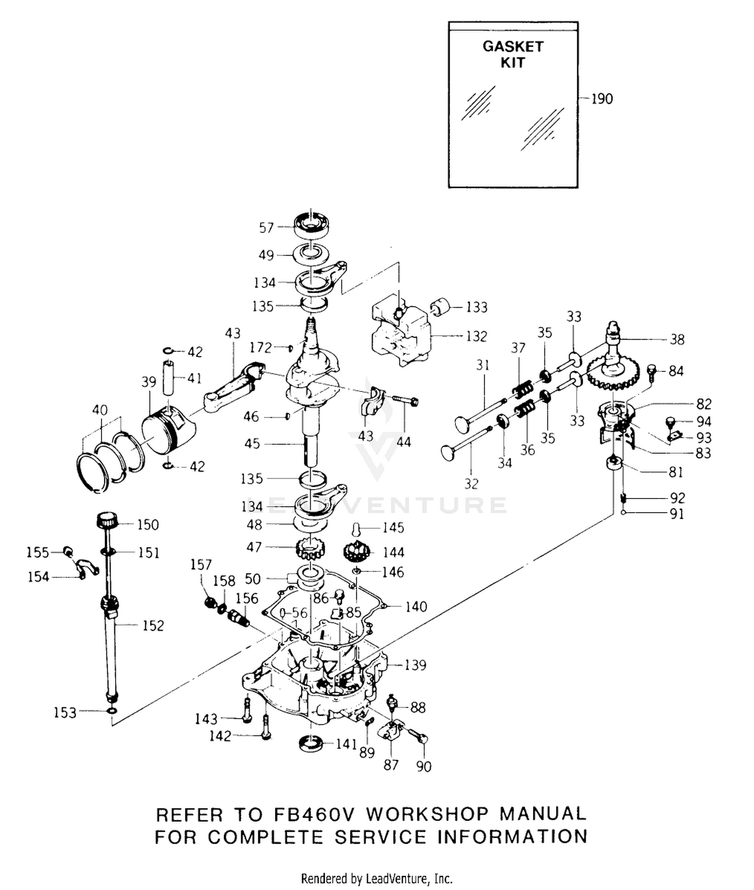 KAWASAKI FB460V TYPE AS-13 ENGINE 2