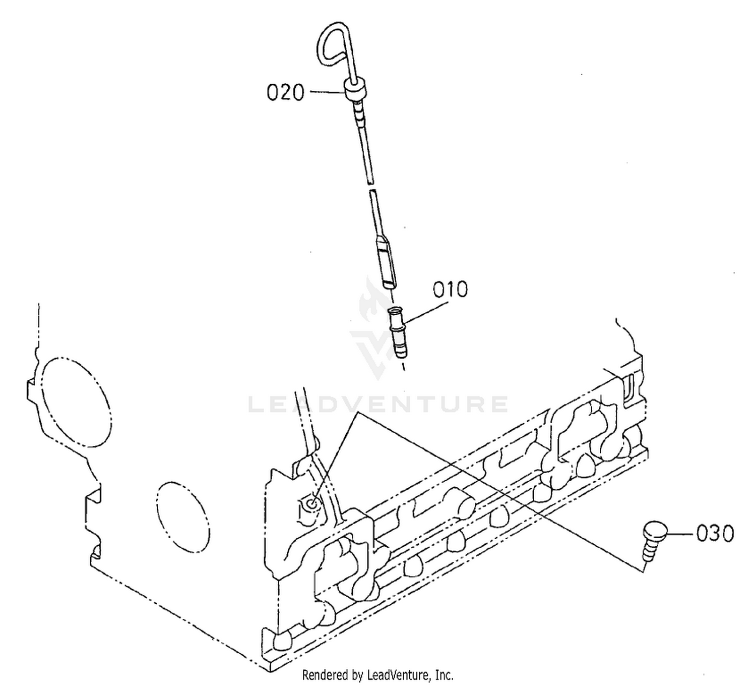 Dipstick and Guide Assembly