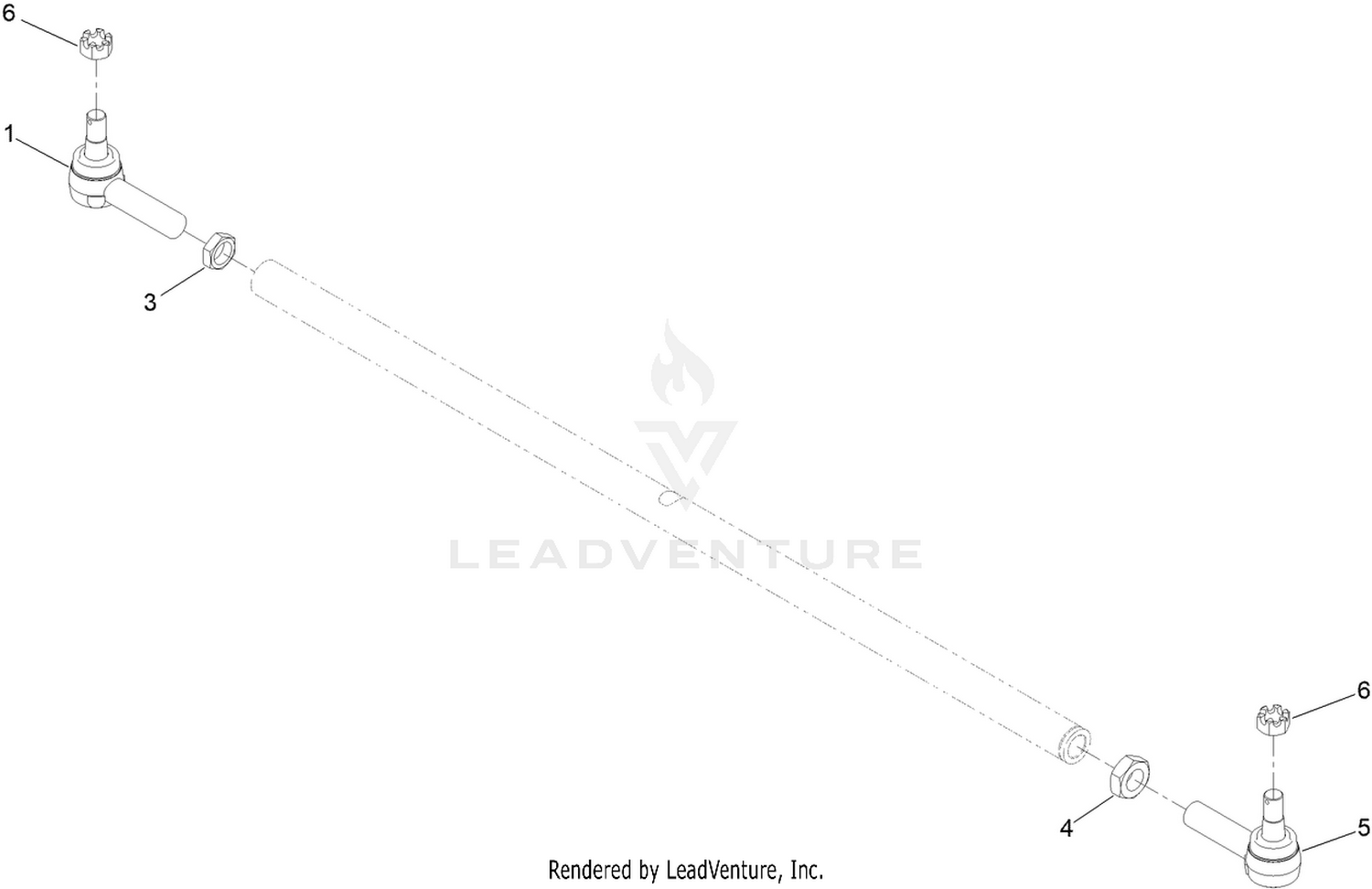 Tie Rod Assembly No. 147-3564
