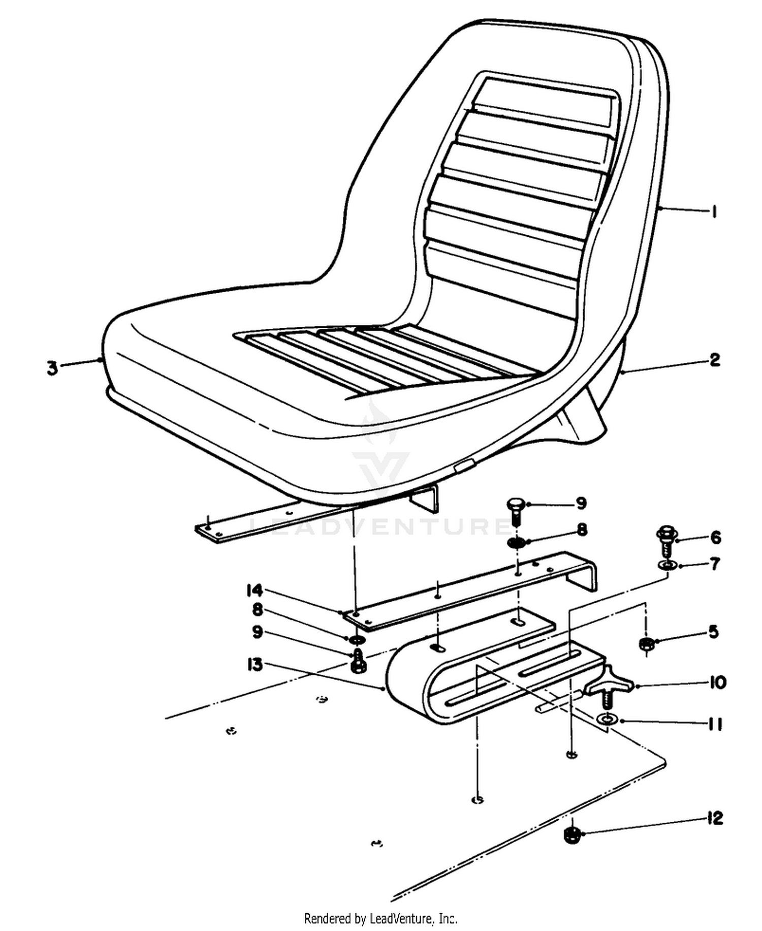 STANDARD SEAT KIT MODEL NO. 30769