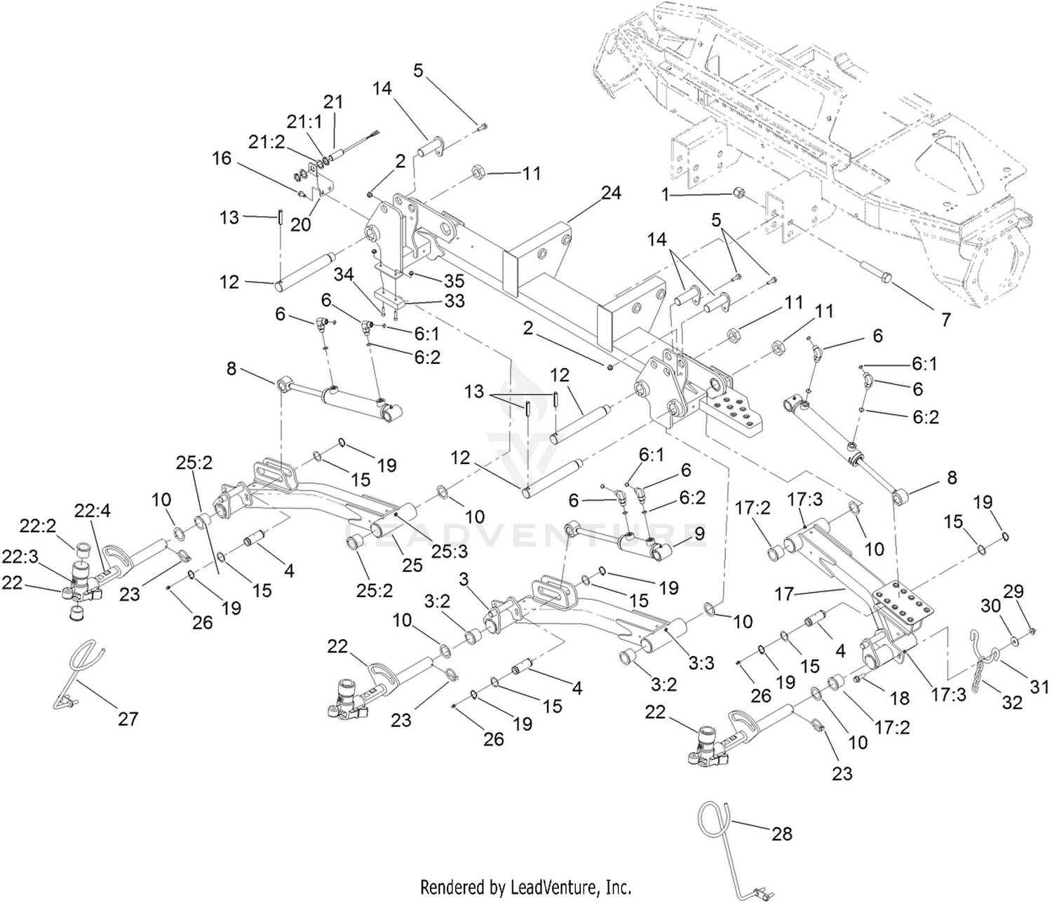 Front Lift Arm Assembly