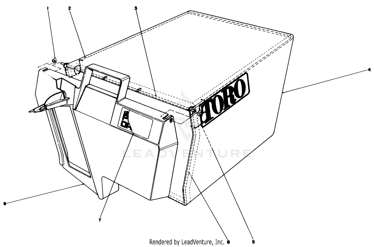 Grass Bag Assembly No. 11-0189