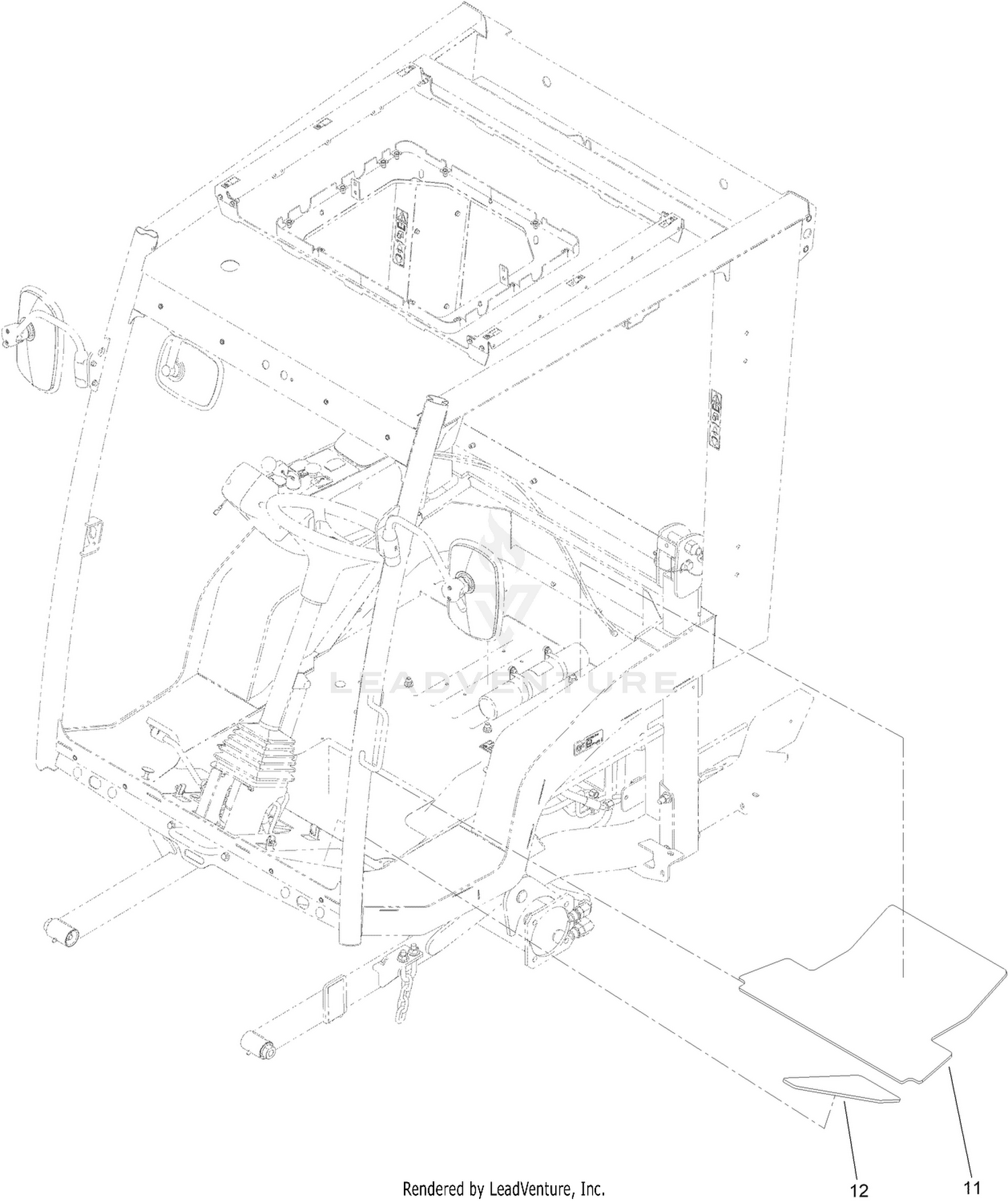 Floor Sound Reduction Assembly
