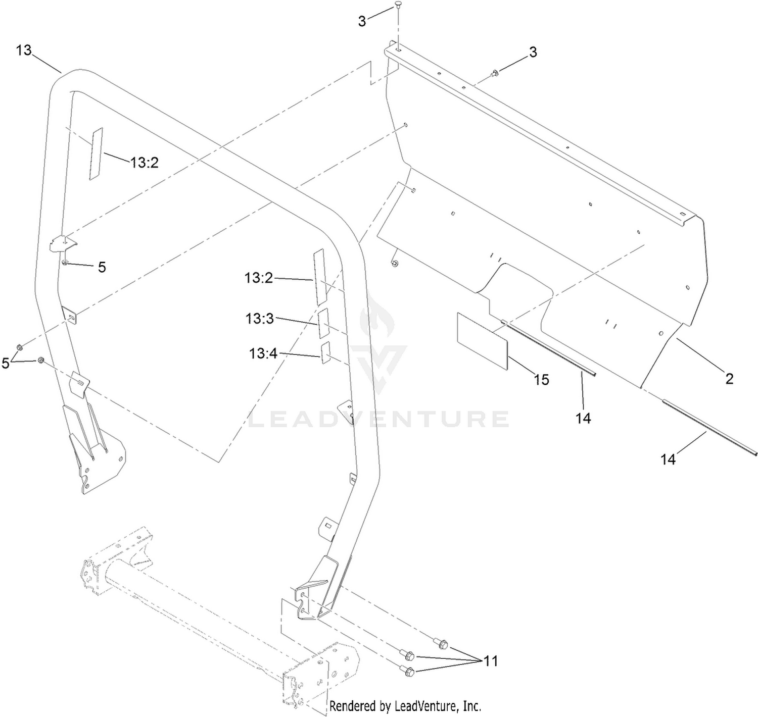 Roll-Over Protection System Assembly