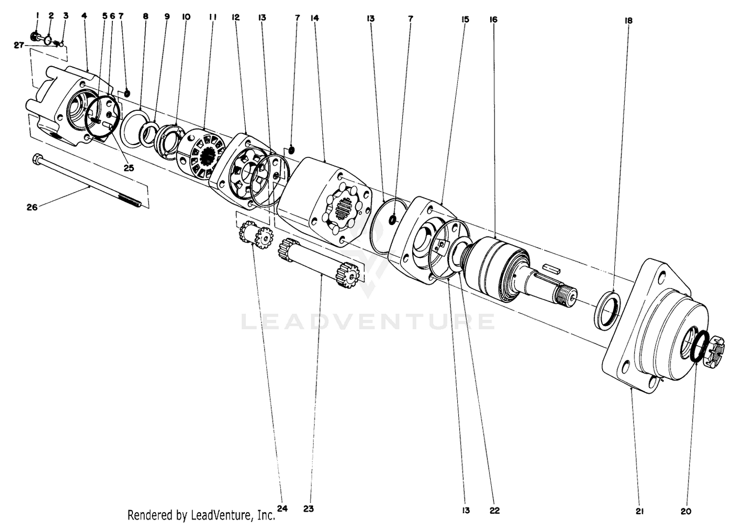 Rear Wheel Motor No. 36-5690