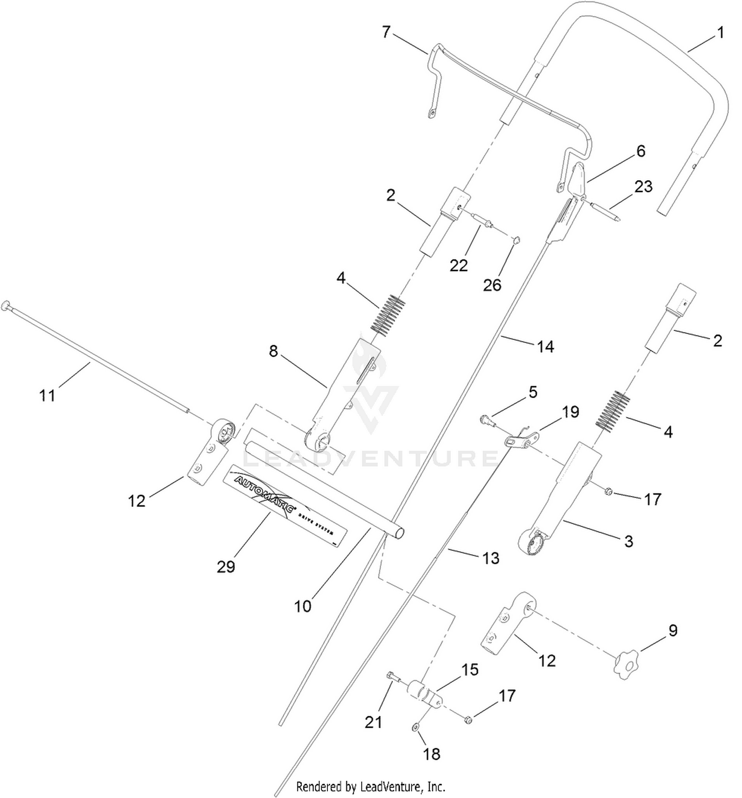 Upper Handle Assembly